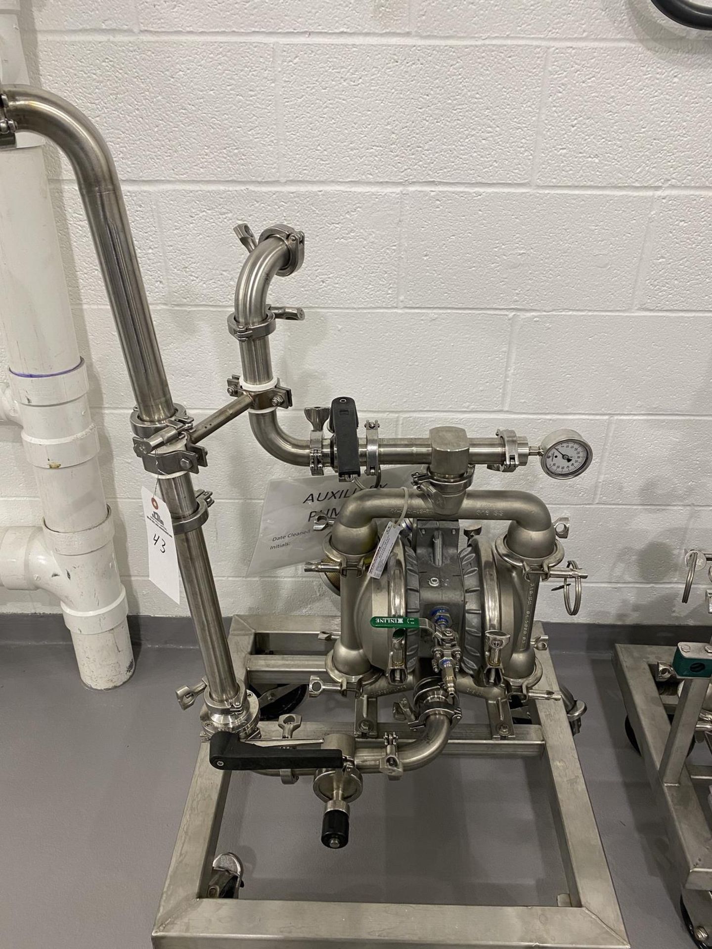 2019 Portable Pump Skid Including Wilden Stainless Steel (316L) XPS4/SZAAA/FWL/FW/F | Rig Fee: $150
