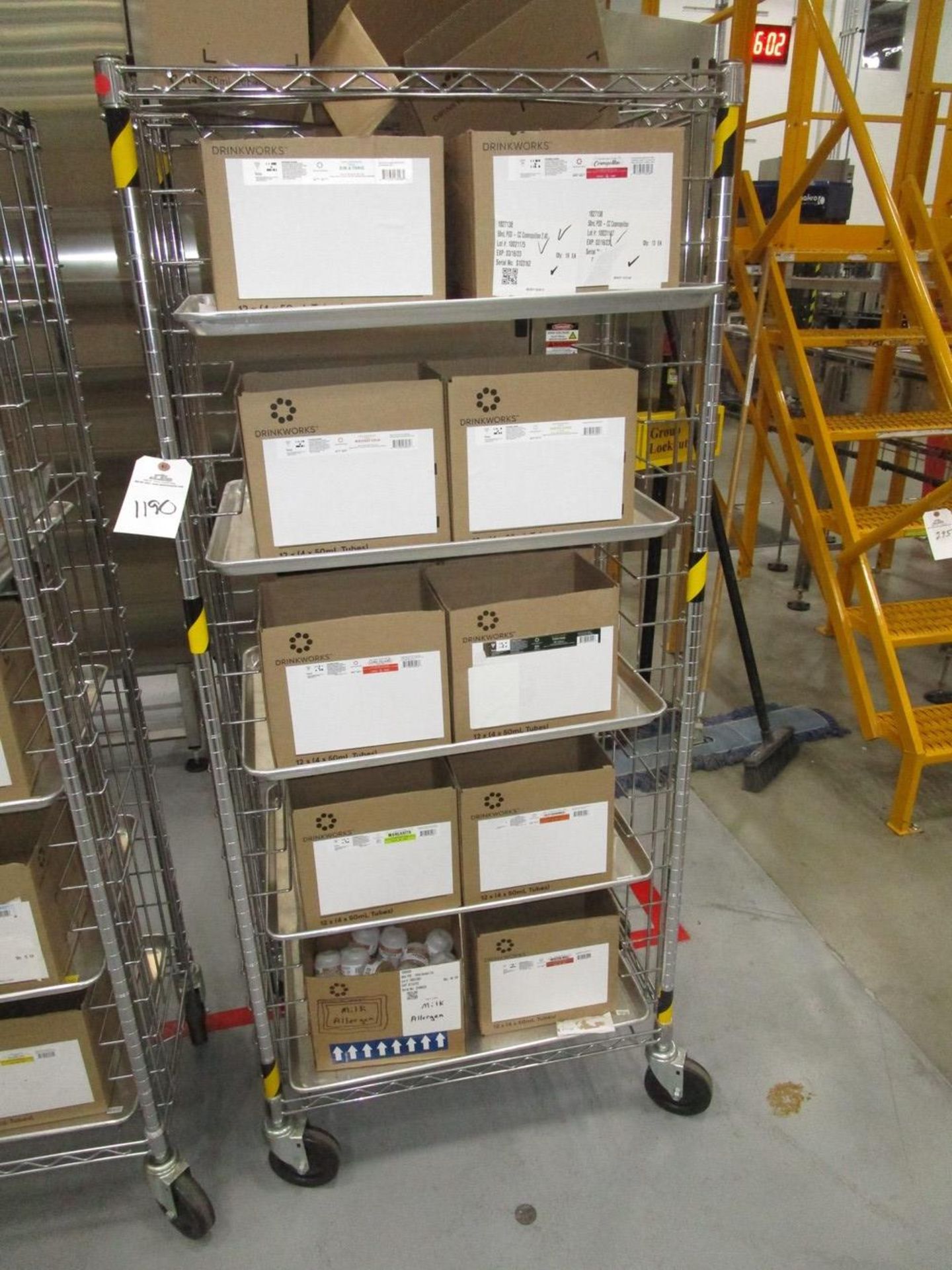 (2) Wire Rack Carts (Tags 1189 - 1190) | Rig Fee: $40 - Image 2 of 2