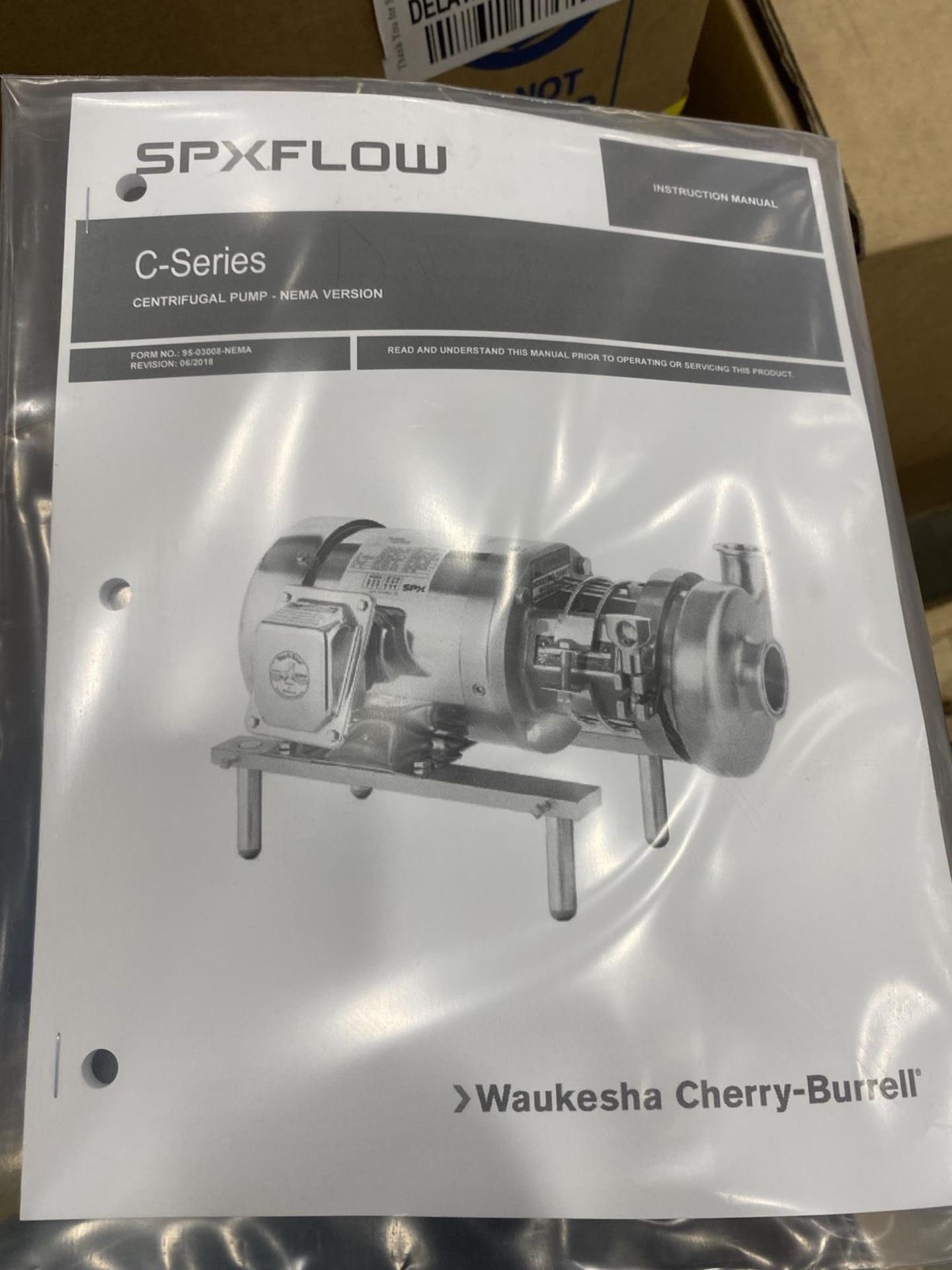 Waukesha Cherry-Burrell SPX Flow C-Series Centrifugal Pump, SS Head, 5 HP Motor (Un | Rig Fee: $50 - Image 5 of 5