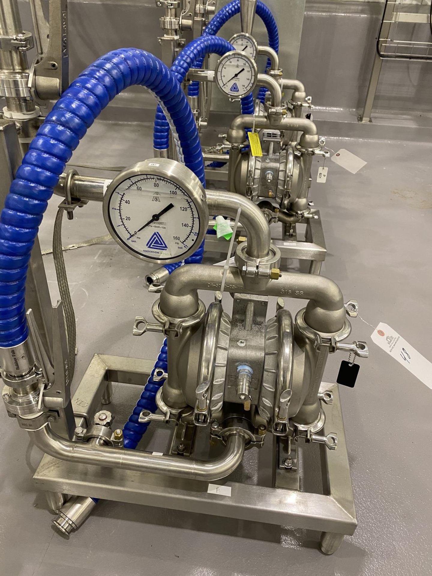 2019 Pump Skid Including Wilden Stainless Steel (316L) XPS4/SZAAA/FWL/FW/FW/0070 Di | Rig Fee: $150 - Image 5 of 5