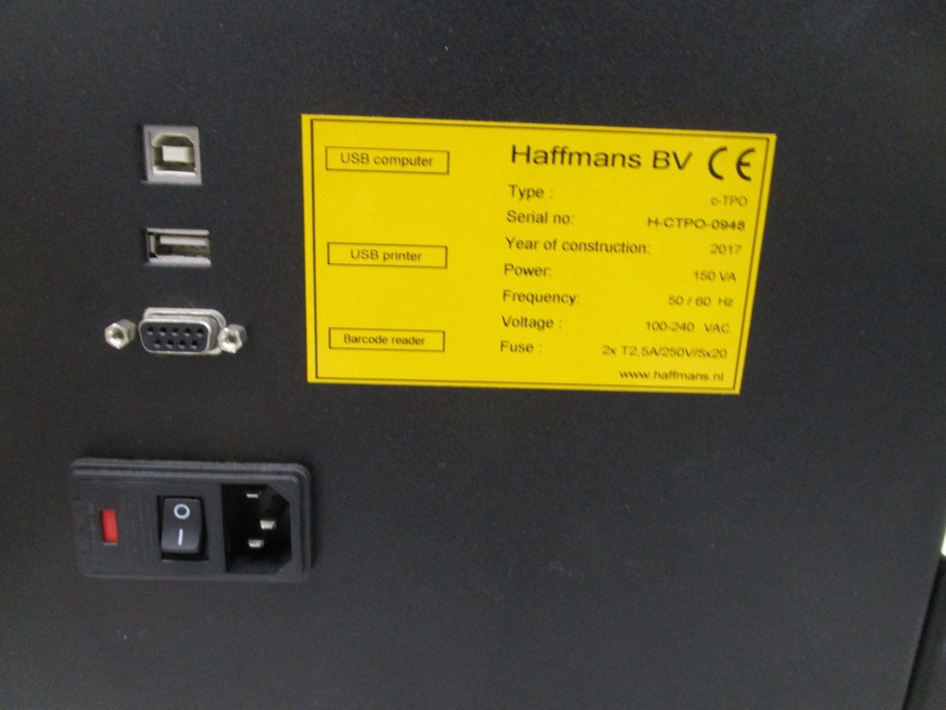 2017 Pentair Haffman's Inpack TPO/Co2 Meter, Model c-TPO, Serial #H-CTPO-0948 | Rig Fee: $150 - Image 4 of 4