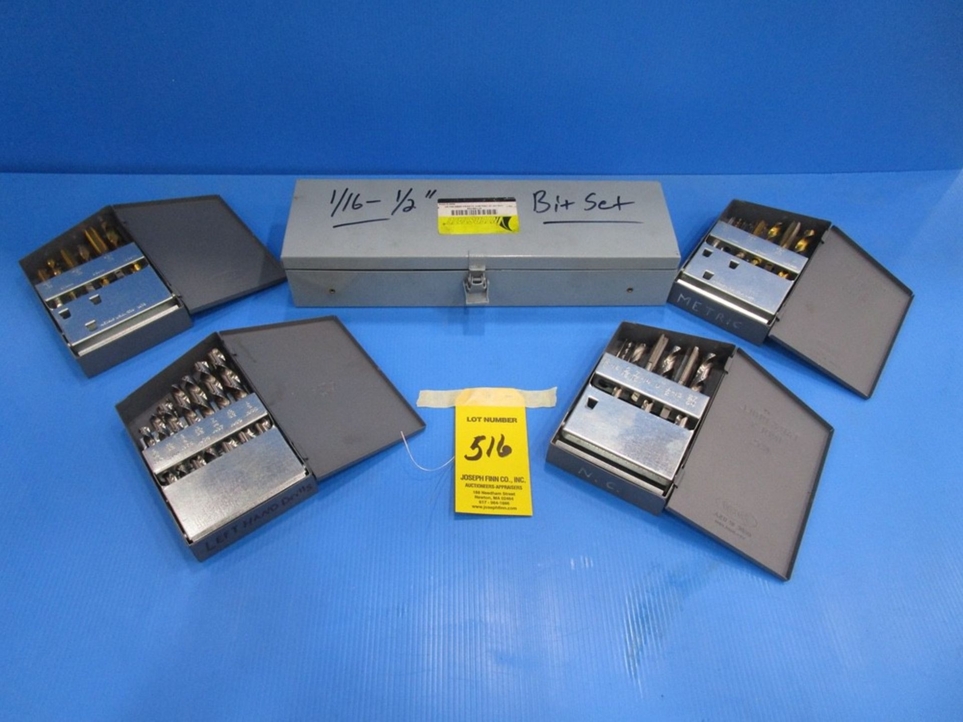 Huot Tap and Bit Sets, Left Hand Drill Set, Interstate Drill Bit Set (1/16" | Rig Fee: No Charge