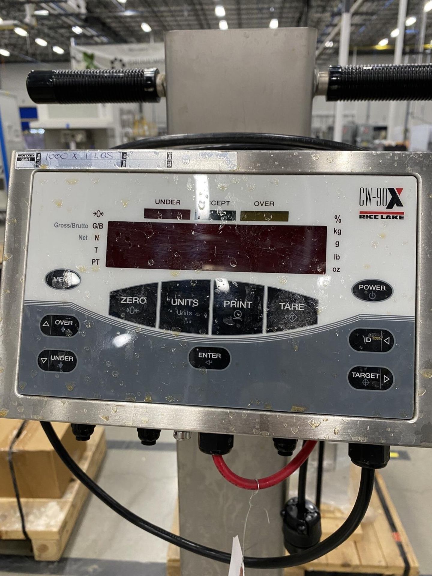 Rice Lake CW90X-A Digital Scale with Deck Hand DH1000SS Platform s/n C74068, 1,00 | Rig Fee: $75 - Image 2 of 3