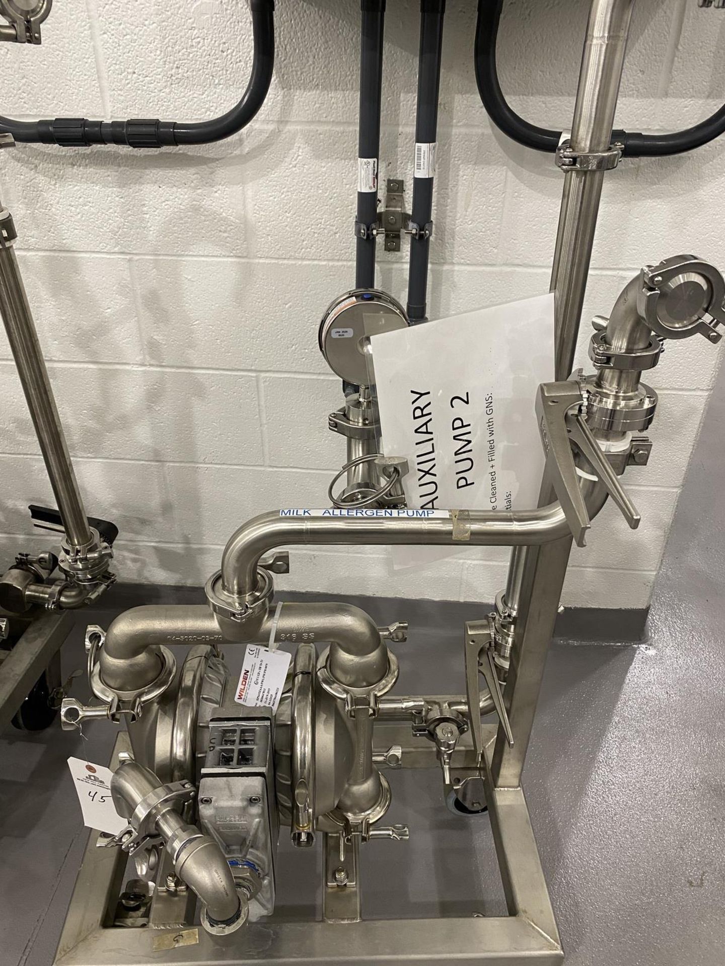 2019 Portable Pump Skid Including Wilden Stainless Steel (316L) XPS4/SZAAA/FWL/FW/F | Rig Fee: $150