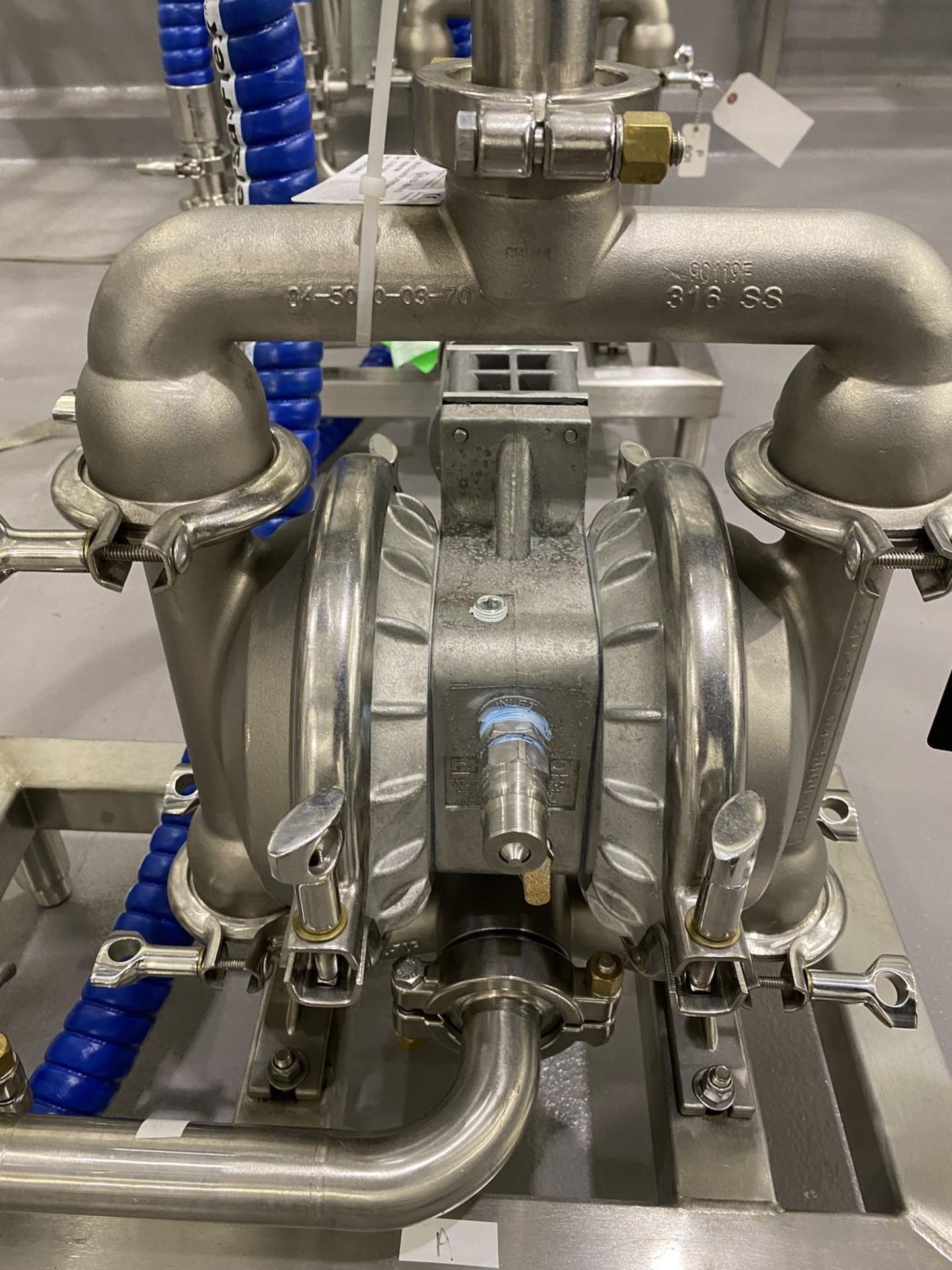 2019 Pump Skid Including Wilden Stainless Steel (316L) XPS4/SZAAA/FWL/FW/FW/0070 Di | Rig Fee: $150 - Image 2 of 5