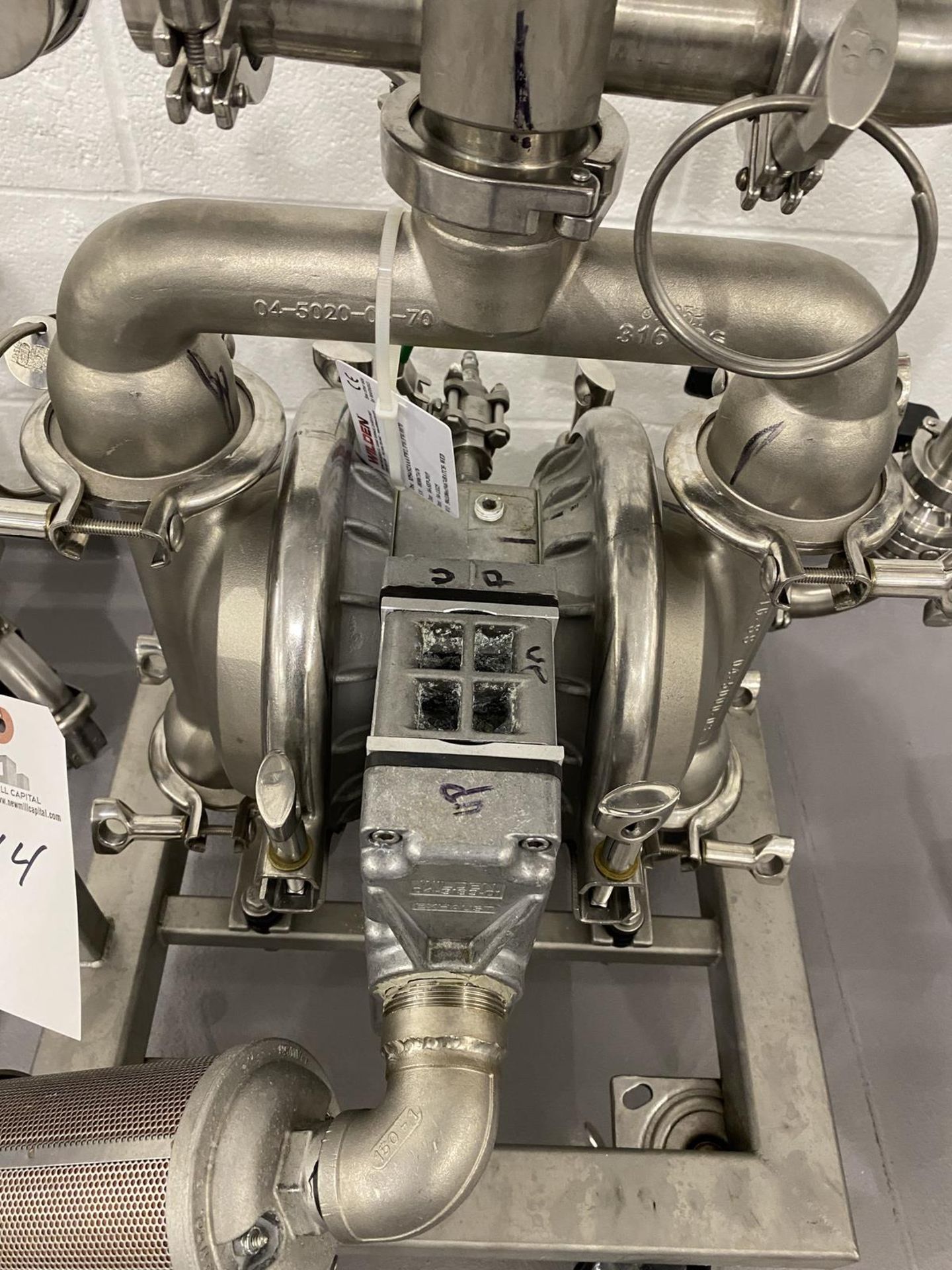 2019 Portable Pump Skid Including Wilden Stainless Steel (316L) XPS4/SZAAA/FWL/FW/F | Rig Fee: $150 - Image 2 of 4