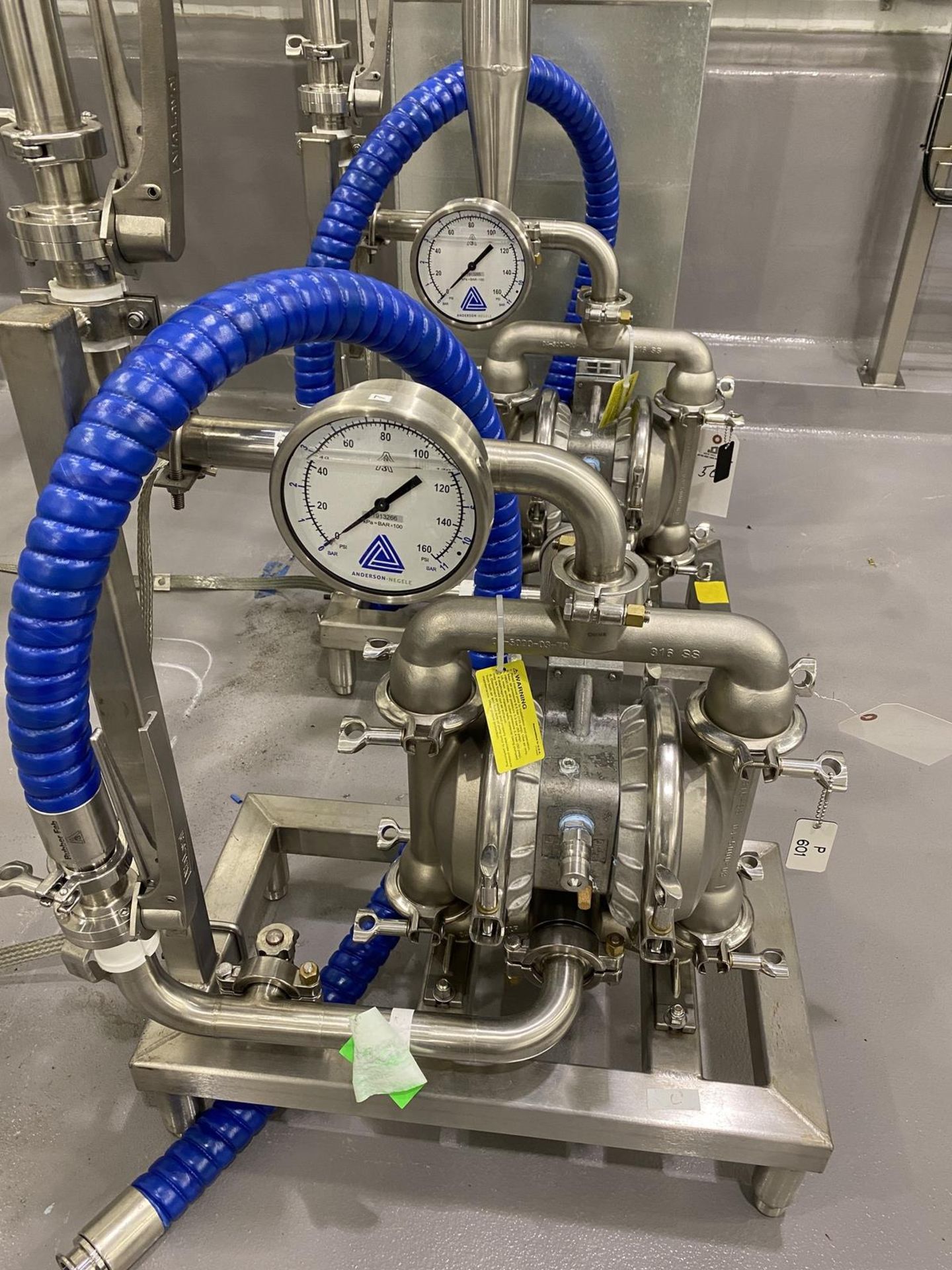 2019 Pump Skid Including Wilden Stainless Steel (316L) XPS4/SZAAA/FWL/FW/FW/0070 Di | Rig Fee: $150 - Image 5 of 5