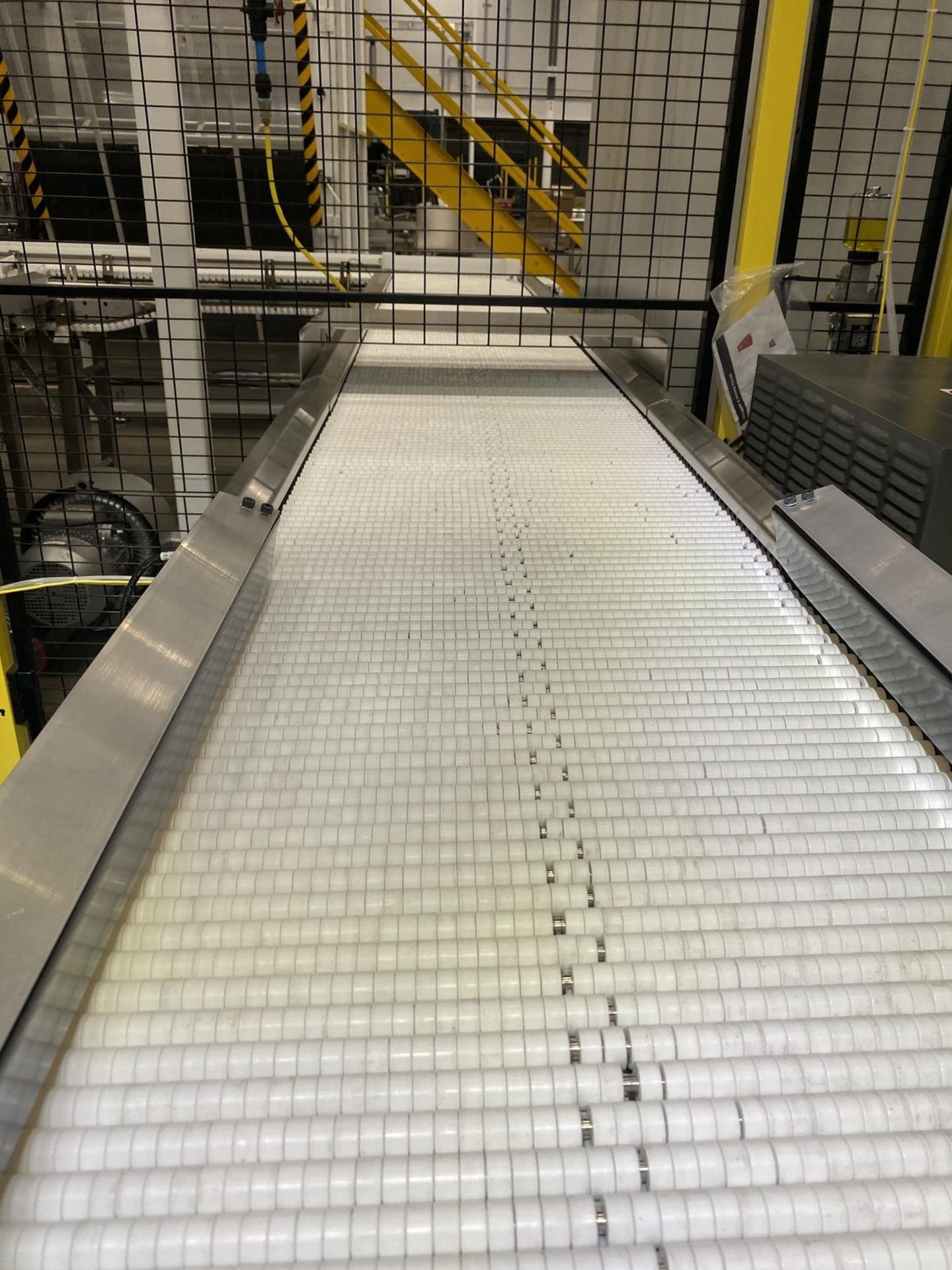 (2) SS Frame Conveyors with 19" x 152" & 19" x 140" Plastic Roller - Subj to Bulk | Rig Fee: $300