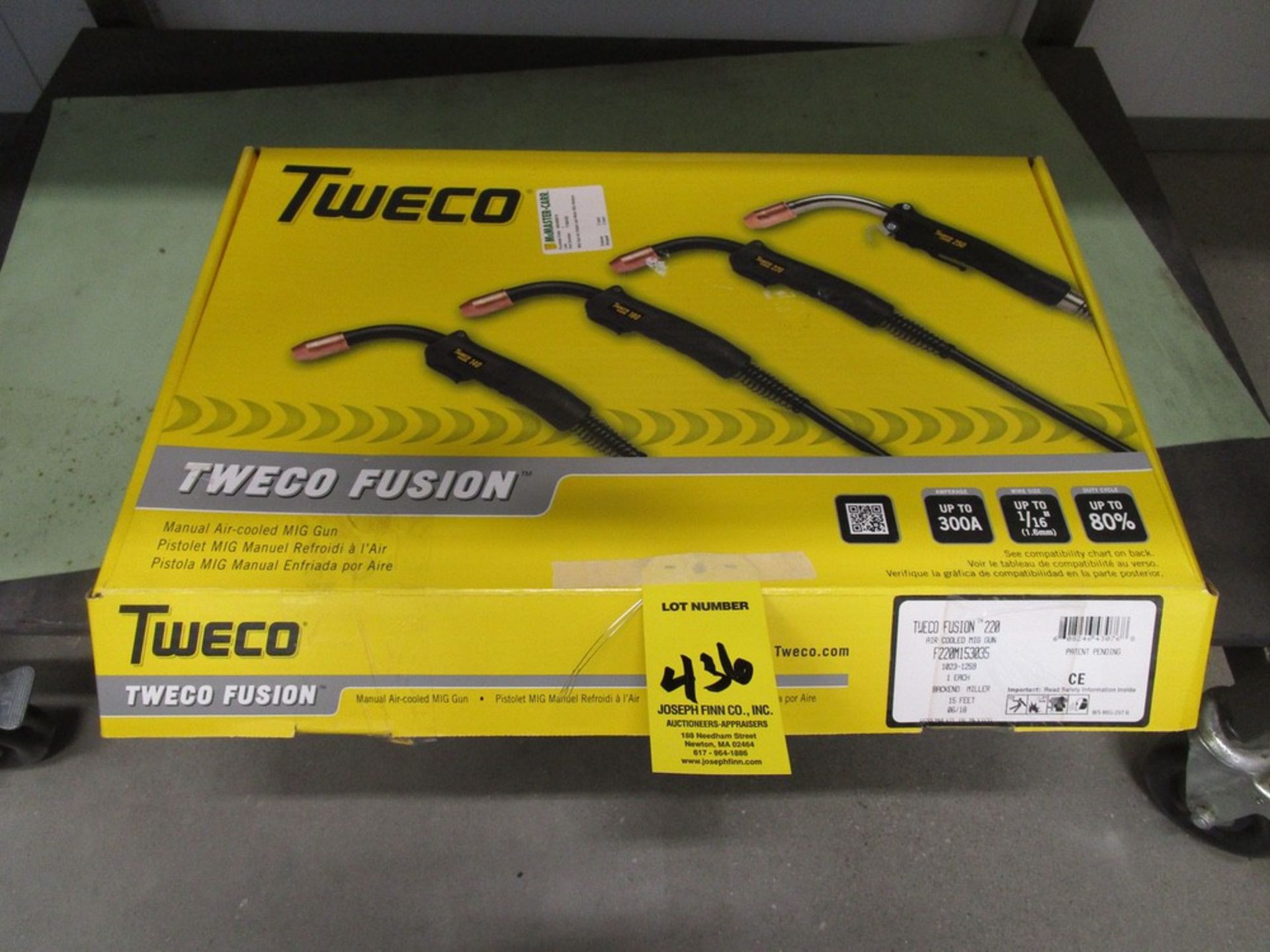 Tweco Fusion 220 Air Cooled Mig Gun, 1/16" Wire Capacity | Rig Fee: No Charge