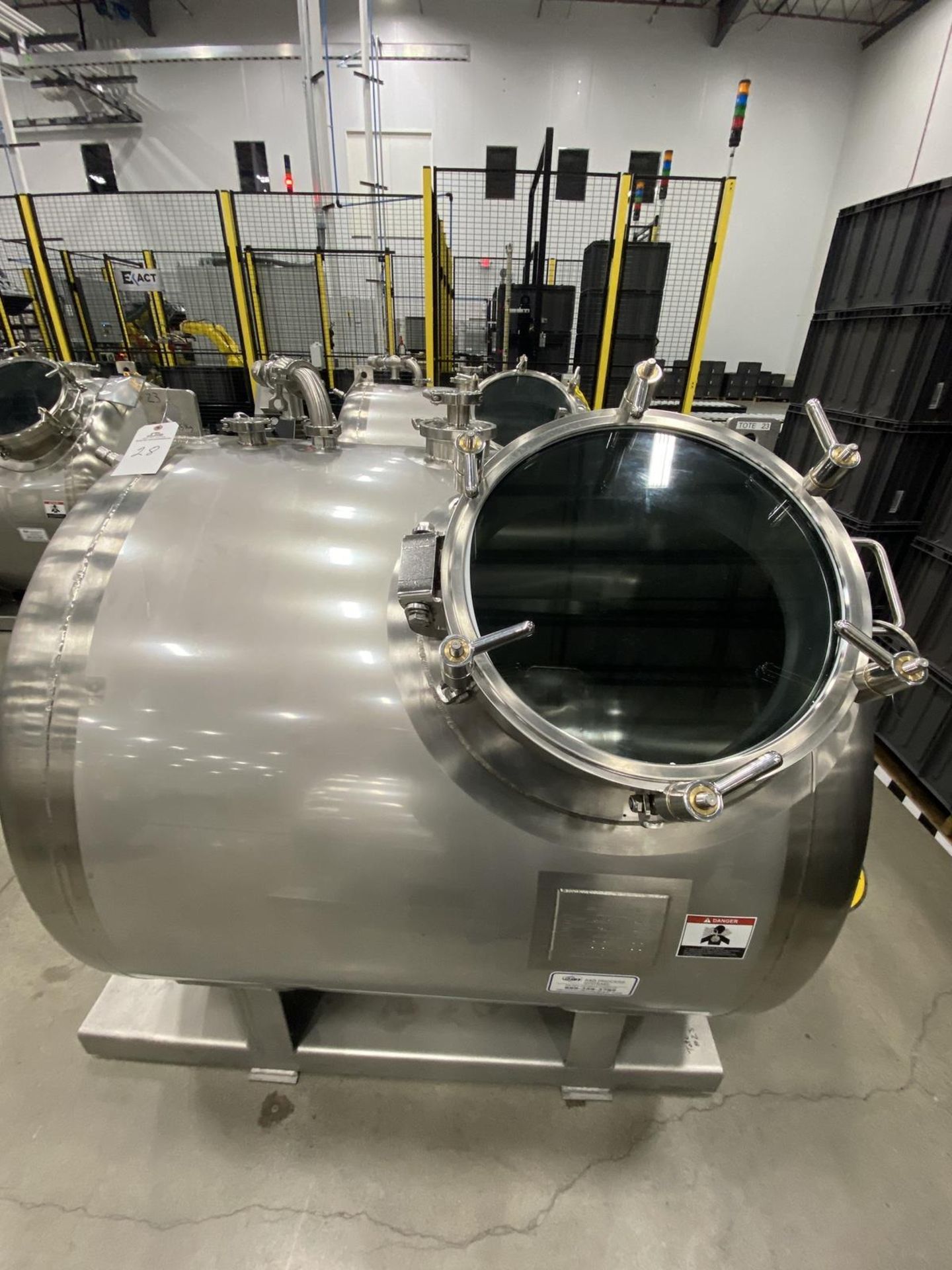 2020 A&B Process Systems 1,000 Liter Stainless Steel (316L) Skid Mounted Tank, 14. | Rig Fee: $200