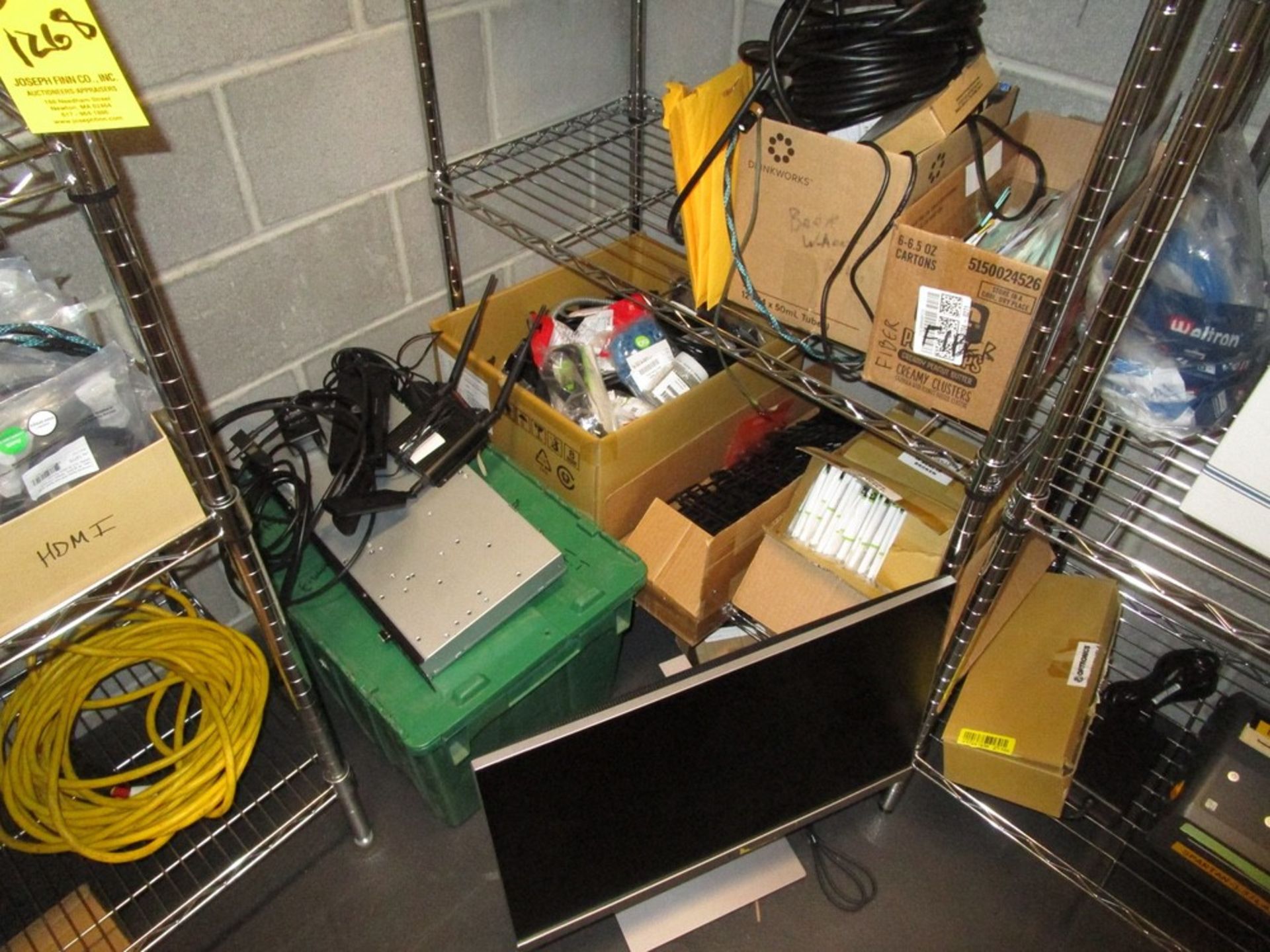 Entire Contents of Tech. Closet with Wire Shelving | Rig Fee: $75 - Image 3 of 4