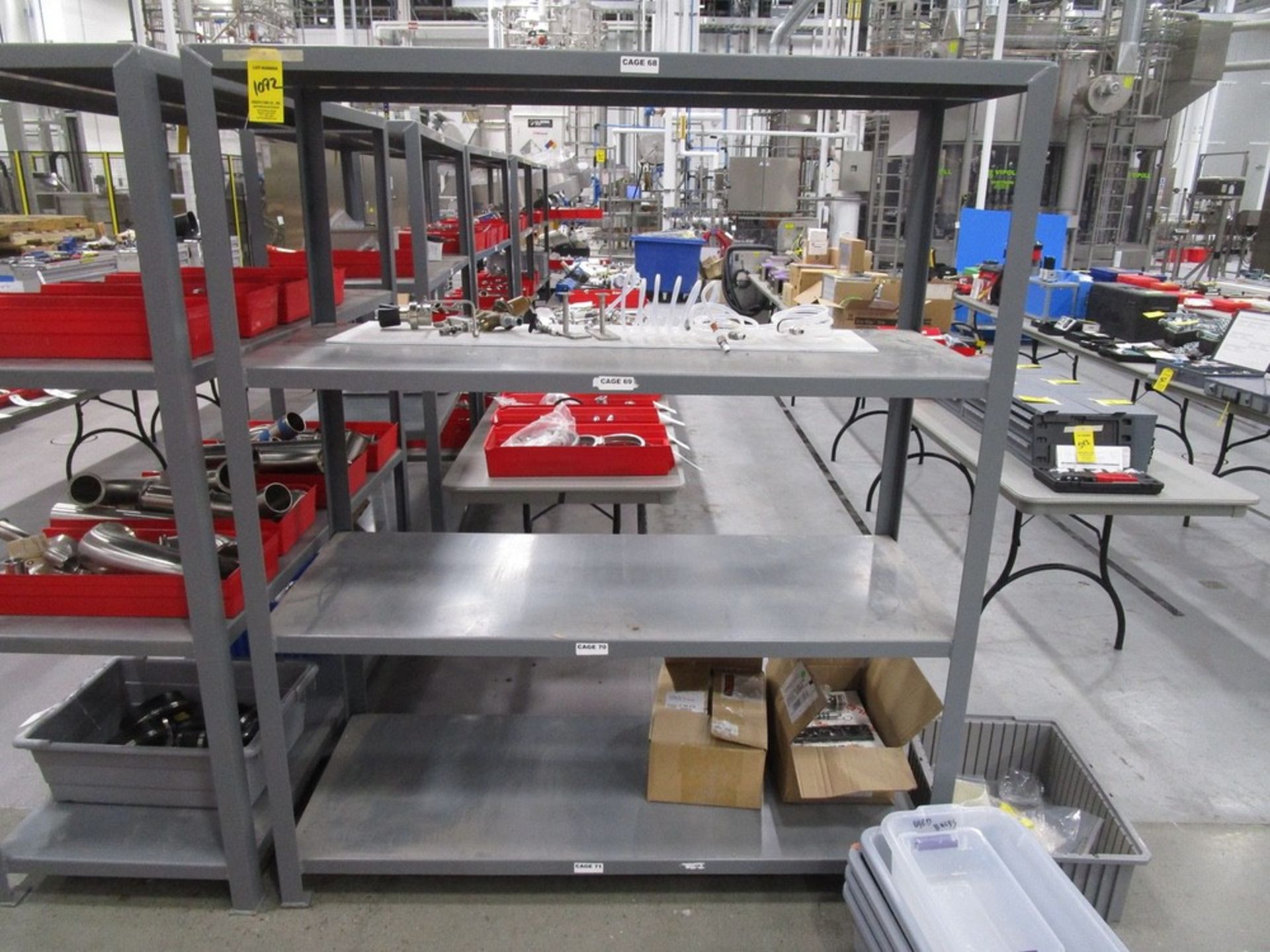 (6) Welded Heavy Duty Shelving Units with 4 Shelves ea, 5'x2'x6' (Tags | Rig Fee: No Charge - Image 6 of 6