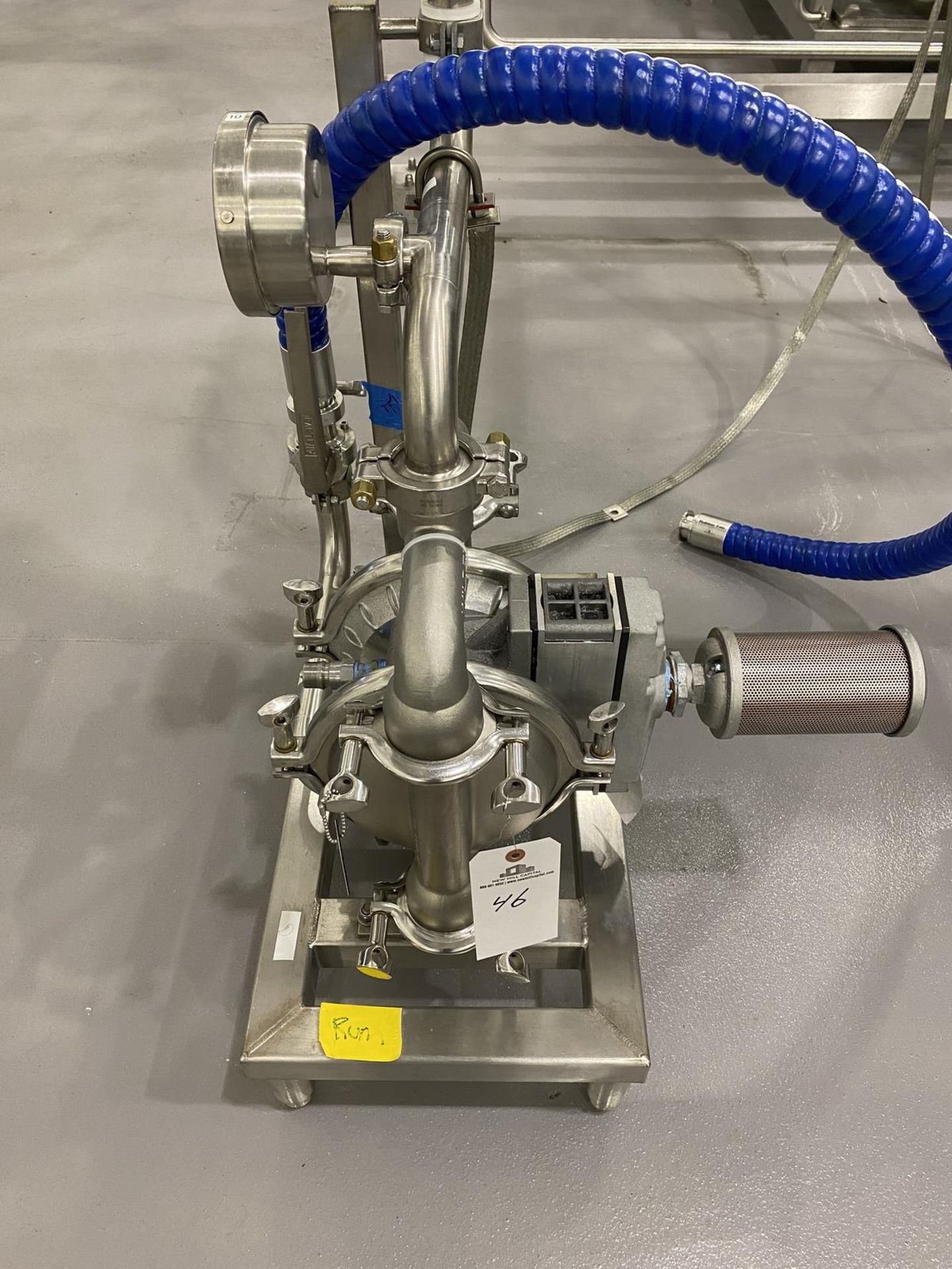 2019 Pump Skid Including Wilden Stainless Steel (316L) XPS4/SZAAA/FWL/FW/FW/0070 Di | Rig Fee: $150
