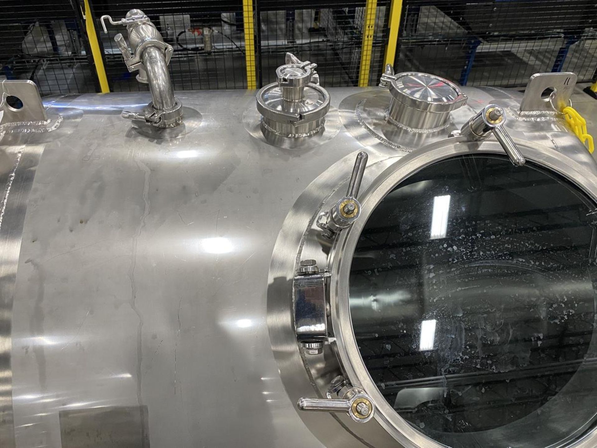 2019 A&B Process Systems 1,000 Liter Stainless Steel (316L) Skid Mounted Tank, 14. | Rig Fee: $200 - Image 4 of 5