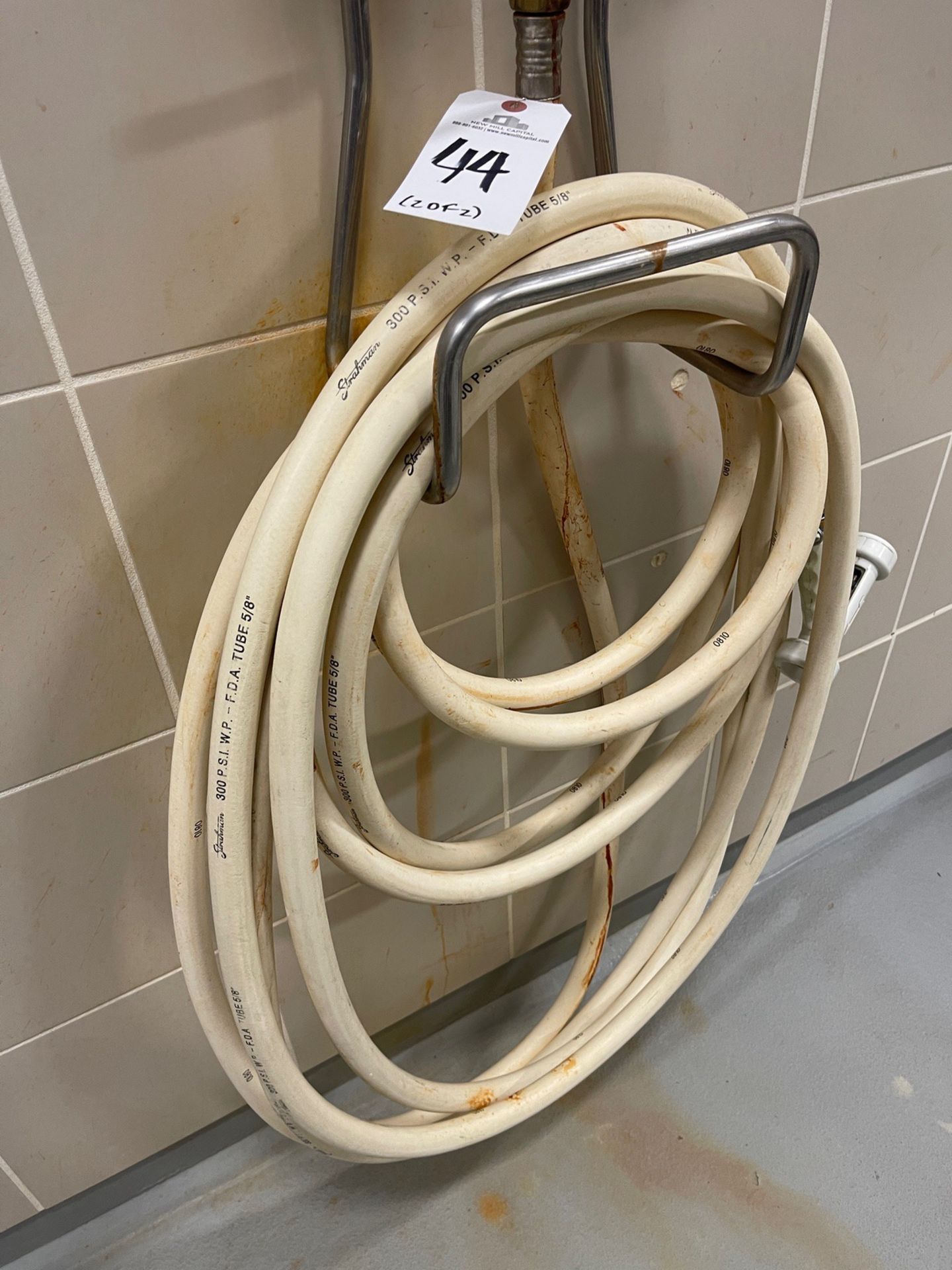 Lot of (2) Heavy Duty Hoses | Rig Fee $125 - Image 2 of 2