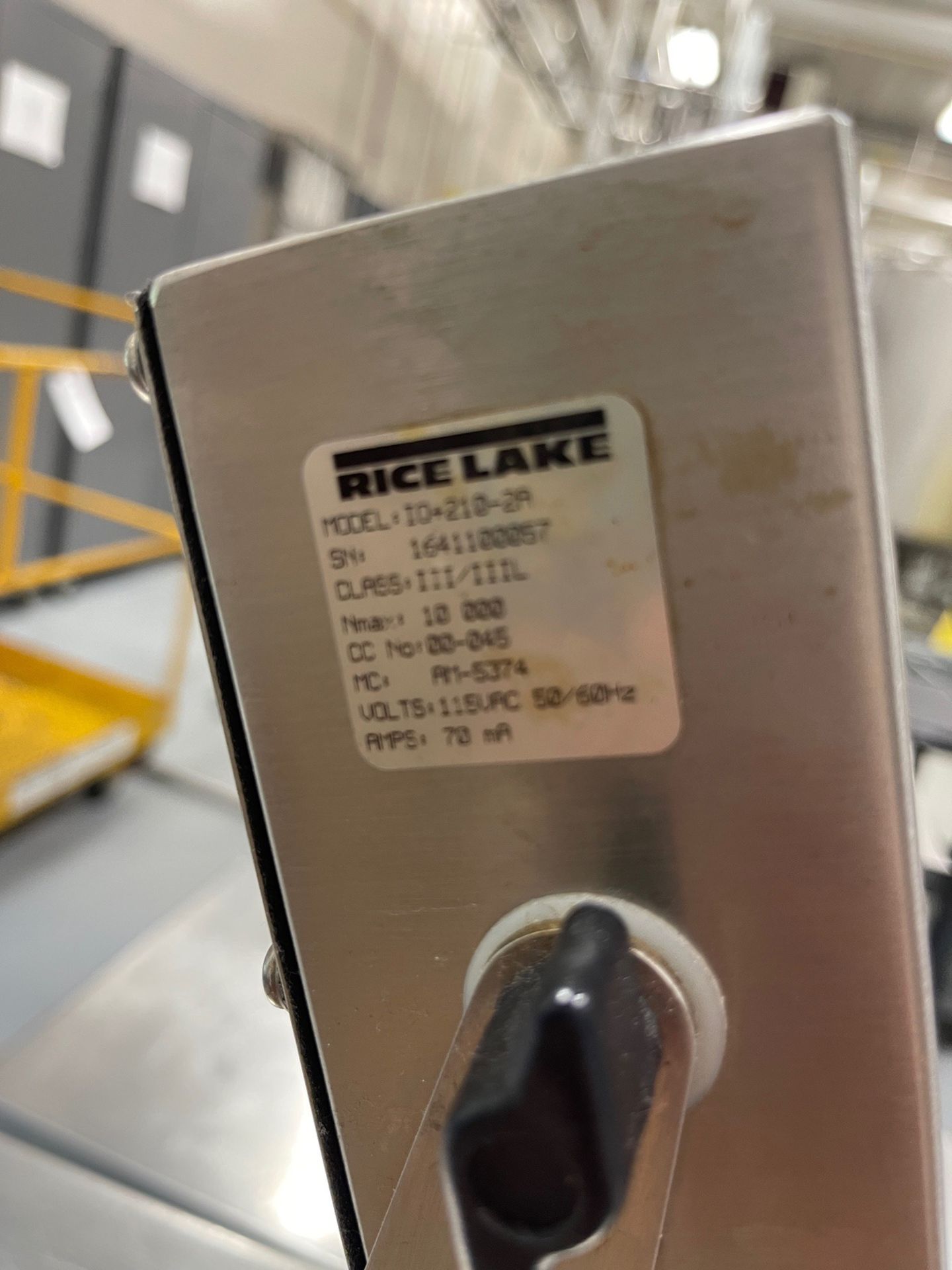 Rice Lake IQ Plus 210-2A Platform Scale with 10" x 10" Platform, S/N 1641100057 | Rig Fee $50 - Image 2 of 2