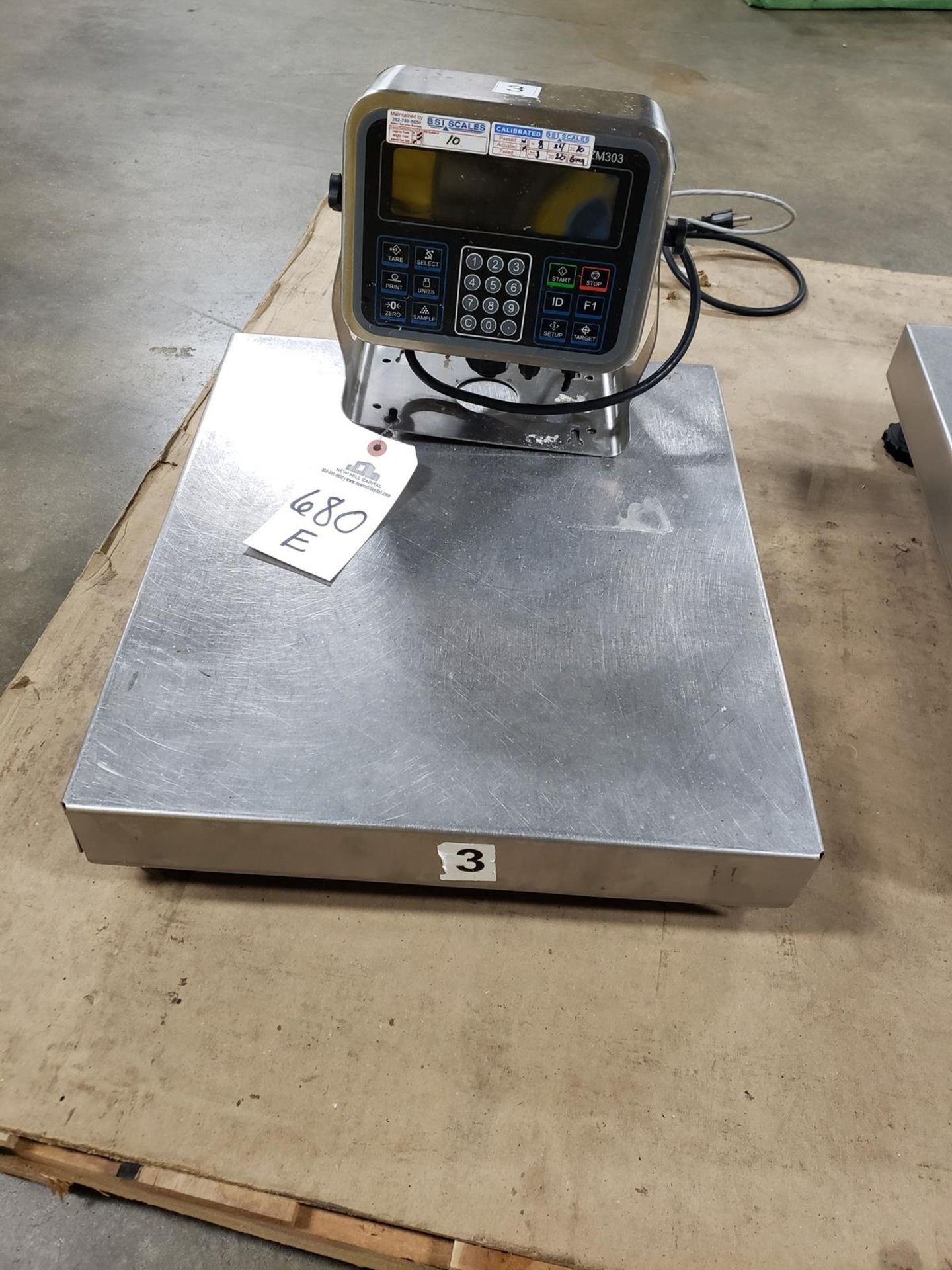Avery Weigh Tronix Scale, M# ZM303-SD1, S/N 134250430 | Rig Fee $50