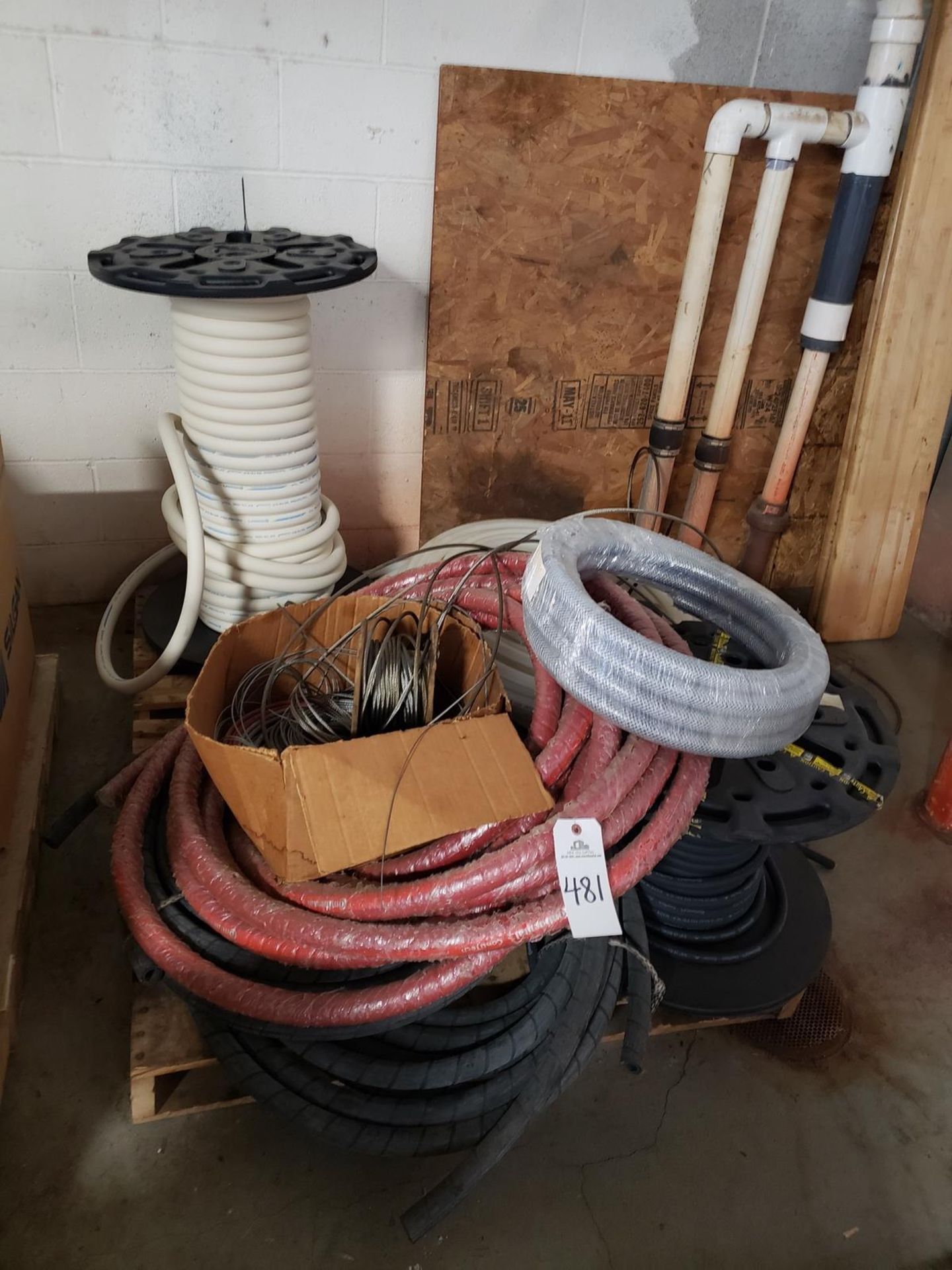 Pallet Lot Assorted Hose | Rig Fee $50