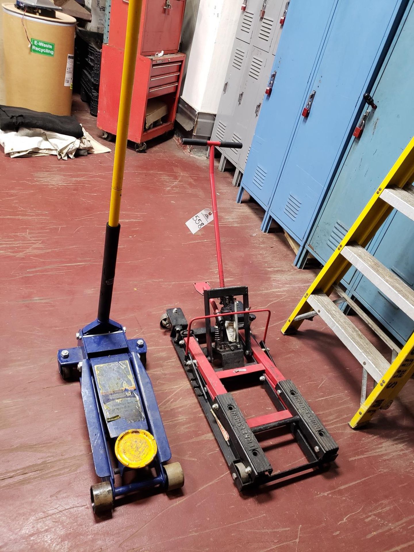 Lot of (2) Floor Jacks | Rig Fee $50