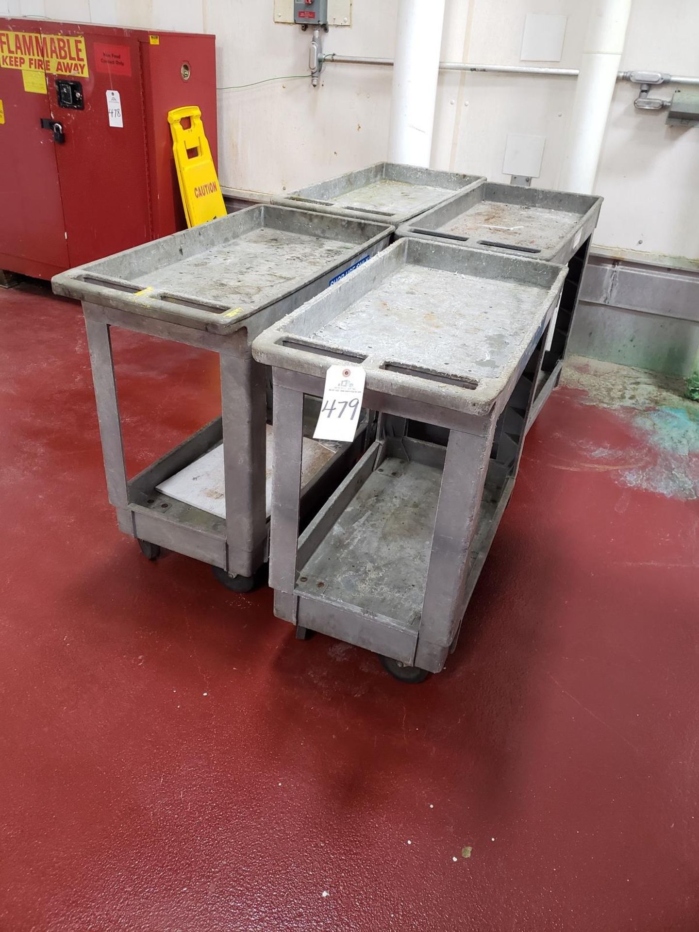 Lot of (4) Shop Carts | Rig Fee $50