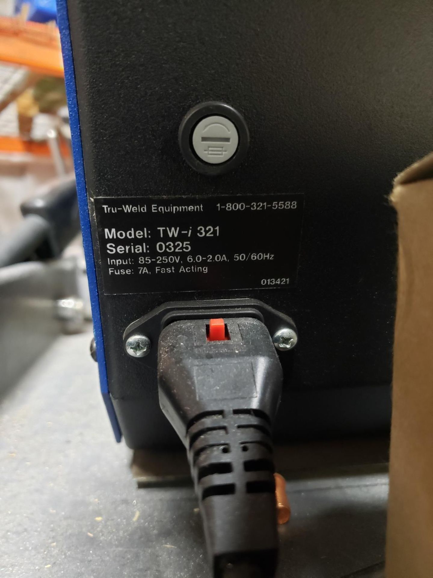 Tru-Weld Stud Welder, M# TW-I 321, S/N 0325 W/Cart | Rig Fee $100 - Image 2 of 3