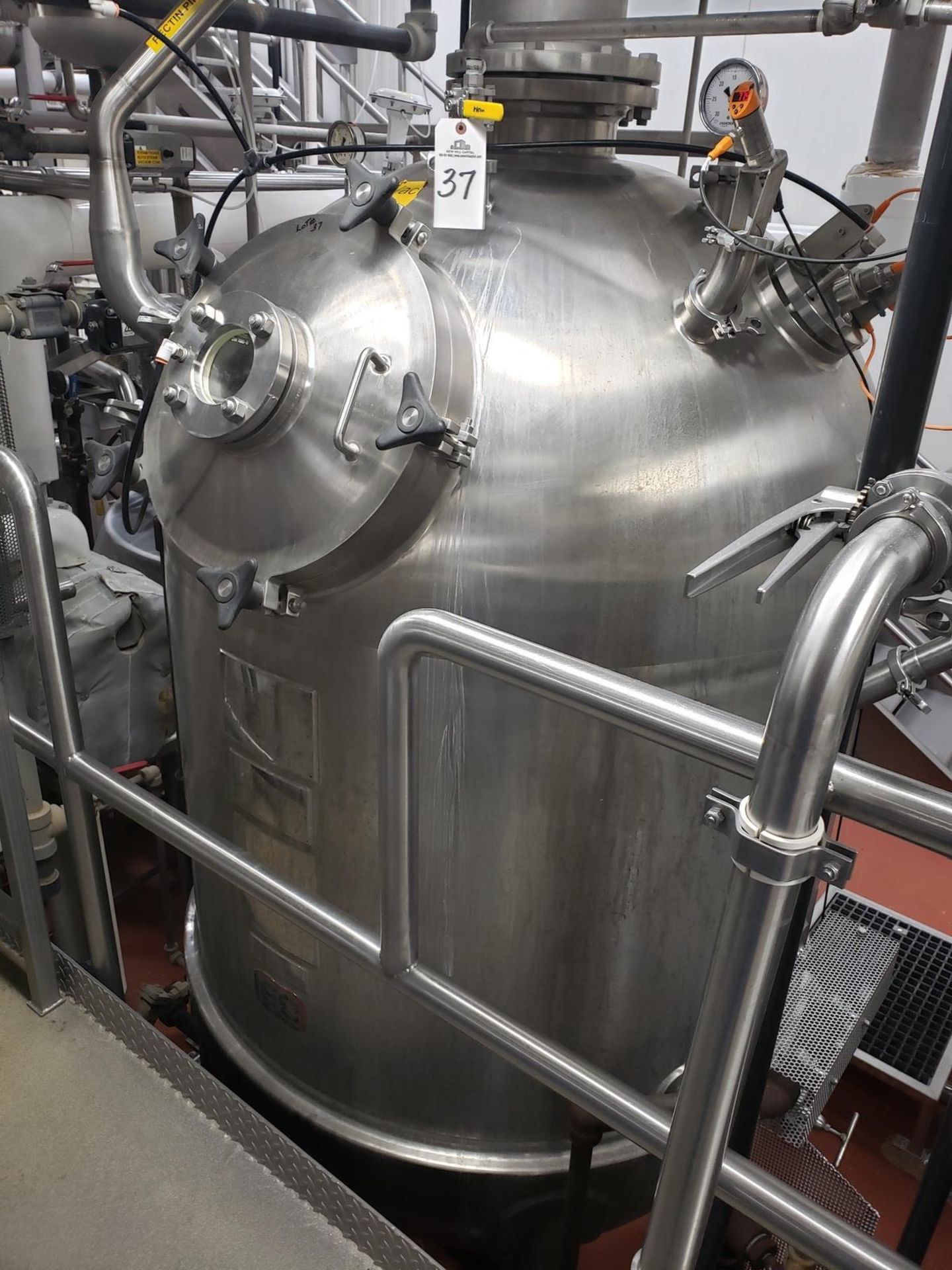 2019 Lee Industries 250 Gallon Stainless Steel Jacketed Vacuum Cook Kettle, M# 250D, | Rig Fee $1500
