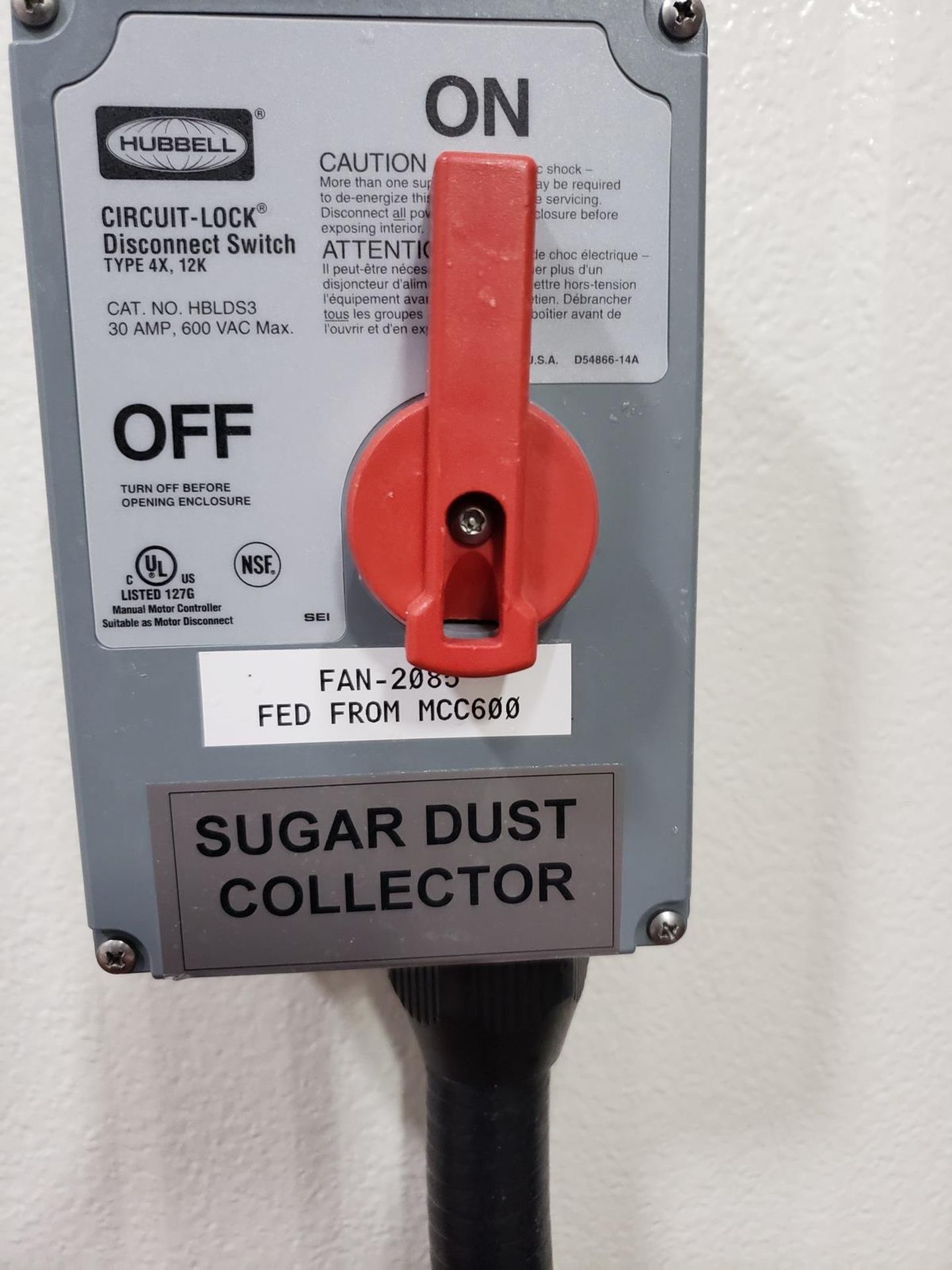 HAF Sugar Dust Collector, W/ Rotary Valve & Vibrator | Rig Fee $2500 - Image 2 of 5