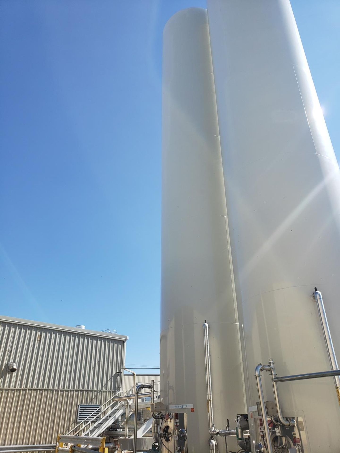 2013 Walker 60,000 Gallon 304L Stainless Steel Jacketed Silo, 12'6'' X 76', Model VS | Rig Fee $8000