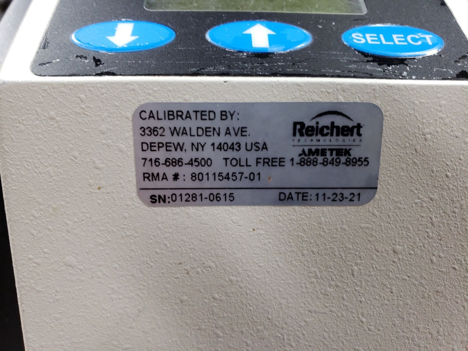 Reichert Refractometer, S/N 01281-0615 | Rig Fee $25 - Image 2 of 2