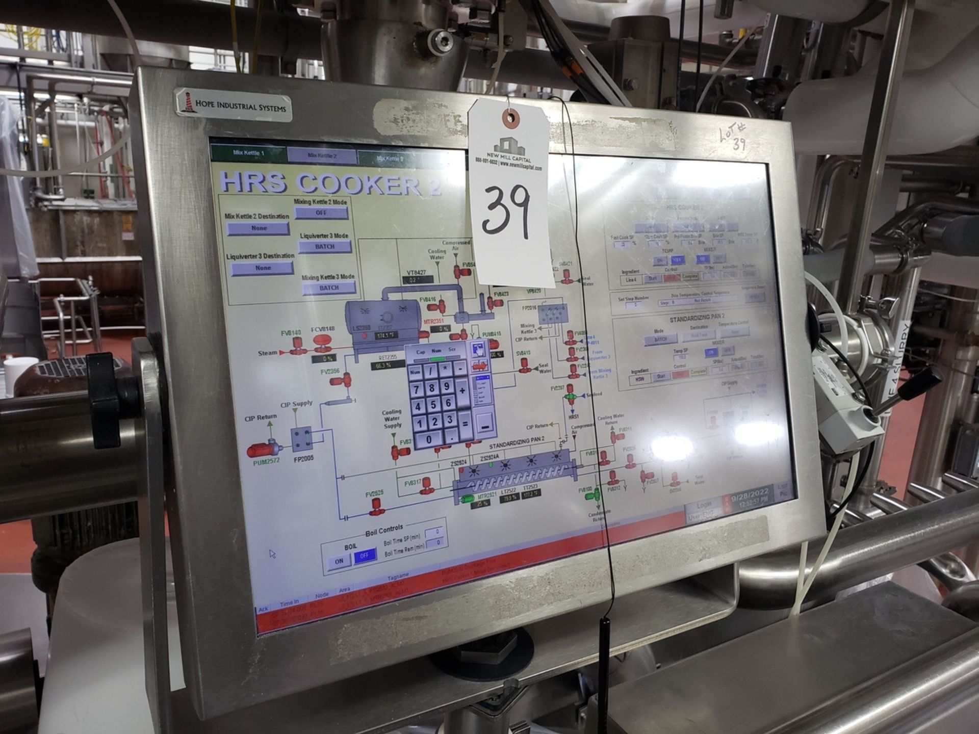 Hope Industrial Systems Touch Screen Control Panel | Rig Fee $50