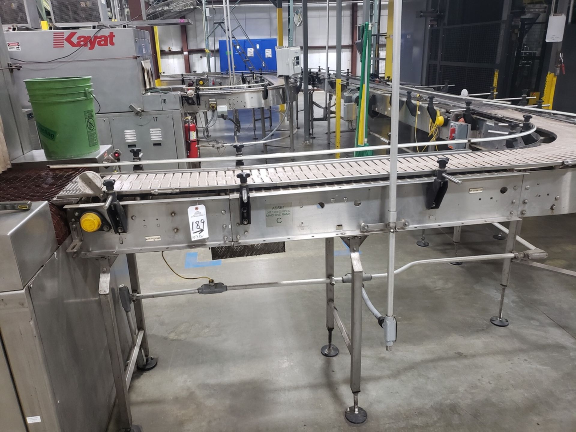 10'' X 54' Stainless Steel Frame Conveyor | Rig Fee $700