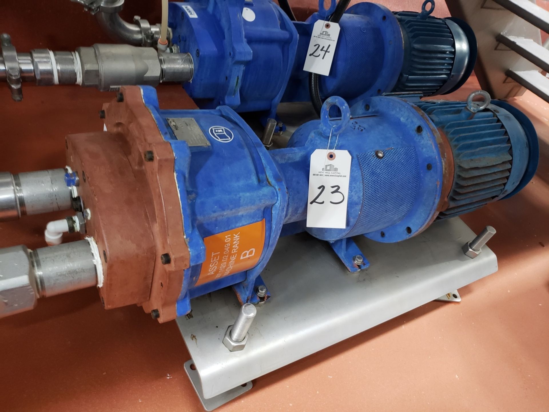 Nash 7 1/2 HP Vacuum Pump, M# 44SX025V9K000, W/ Intake Filter & Diverter Valve | Rig Fee $150