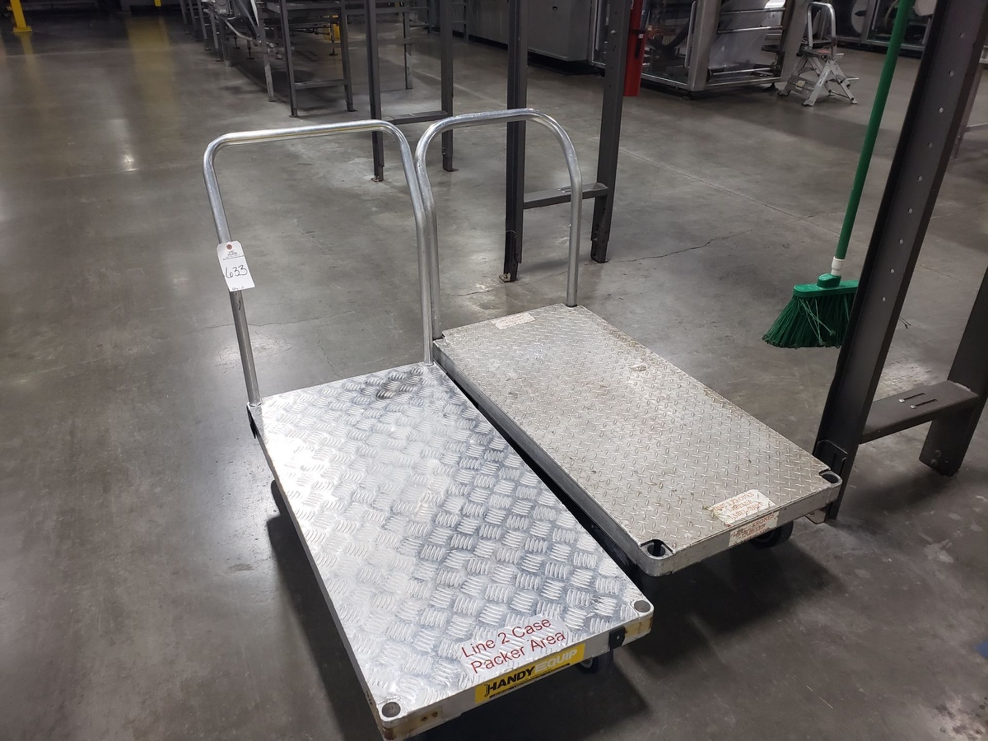 Lot of (2) Warehouse Carts | Rig Fee $50
