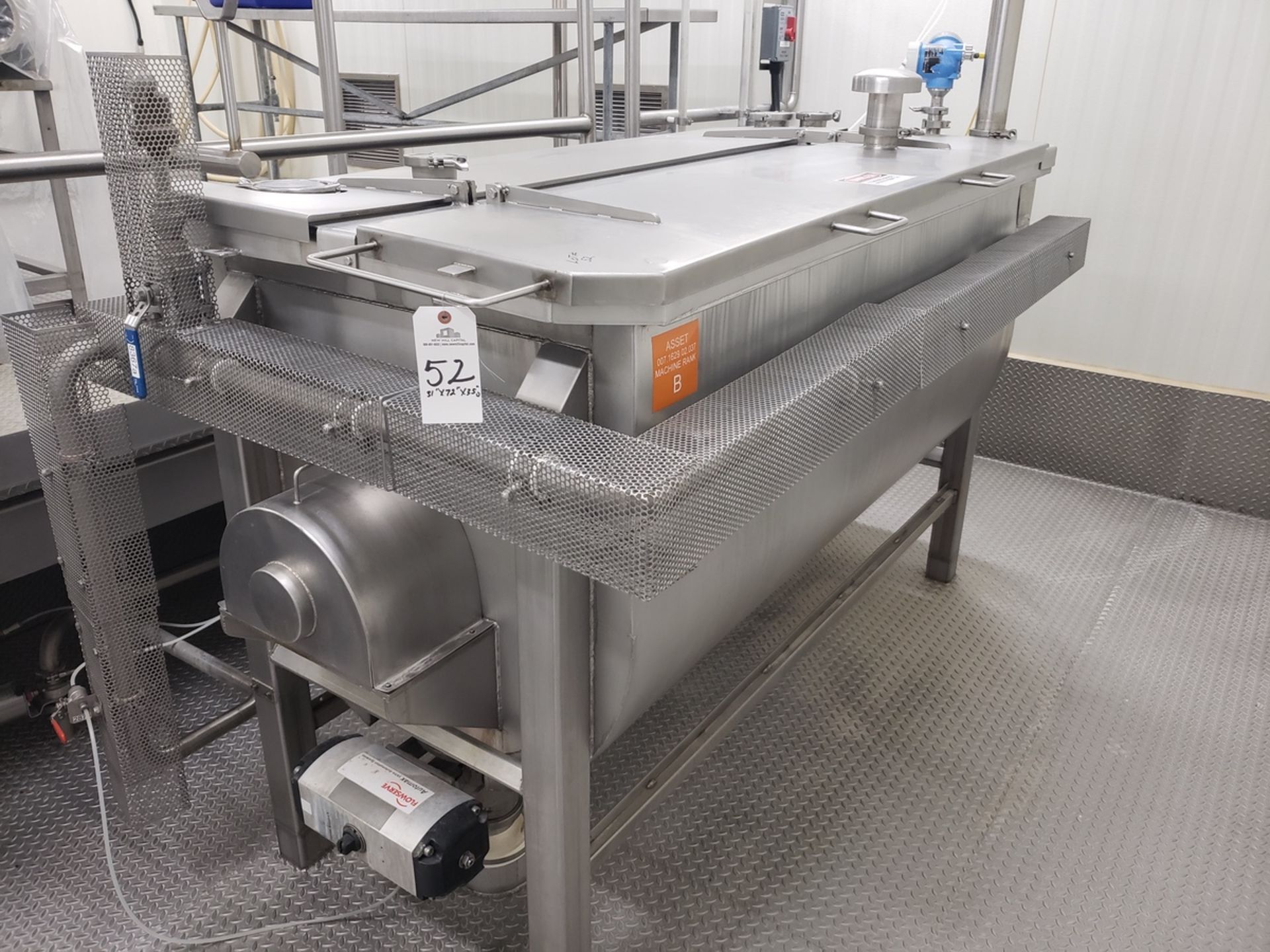 Precision Stainless 300 Gallon Jacketed Stainless Steel Ribbon Blender, S/N 981996 | Rig Fee $1200