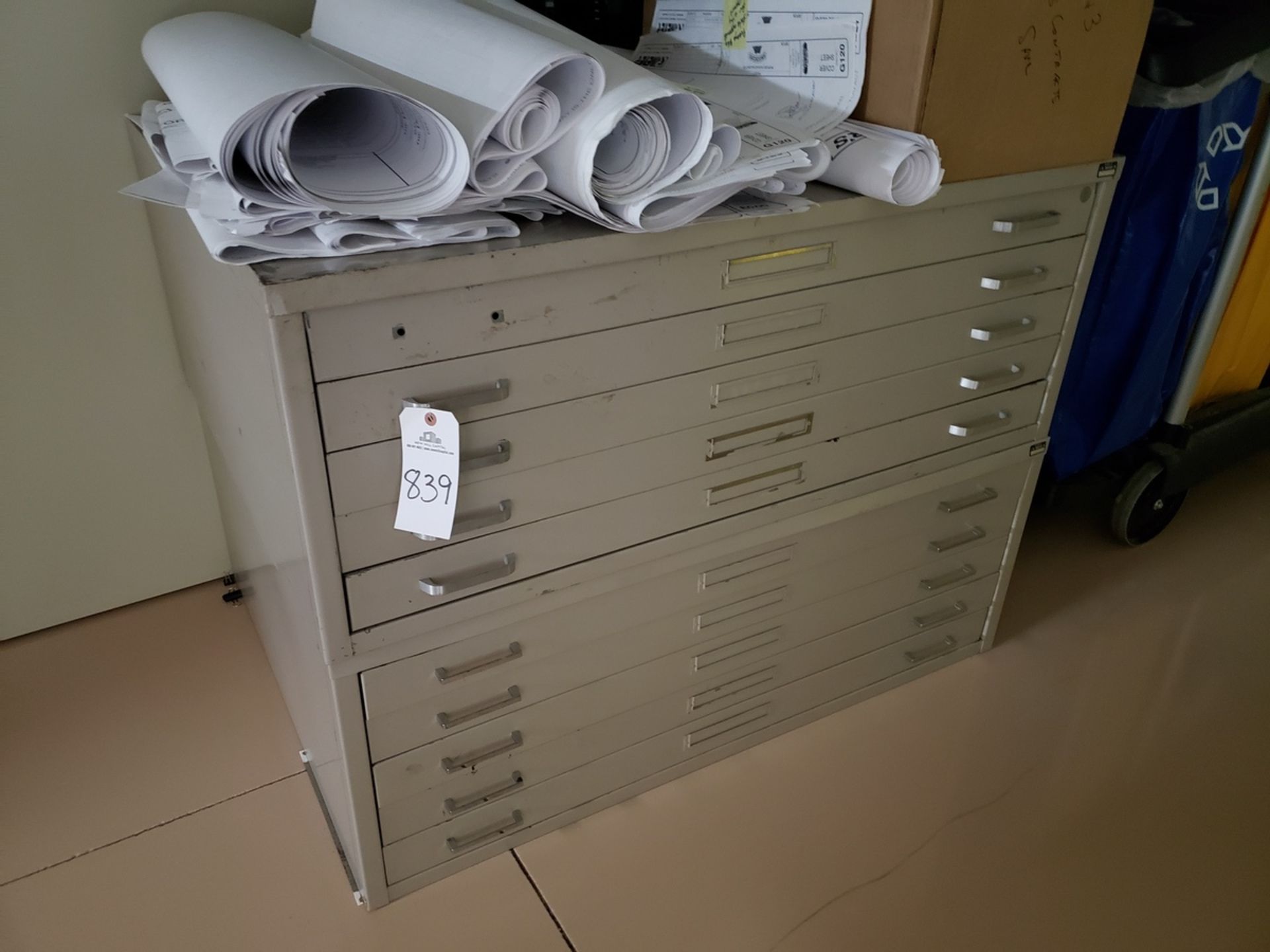 Blue Print File Cabinet | Rig Fee $100