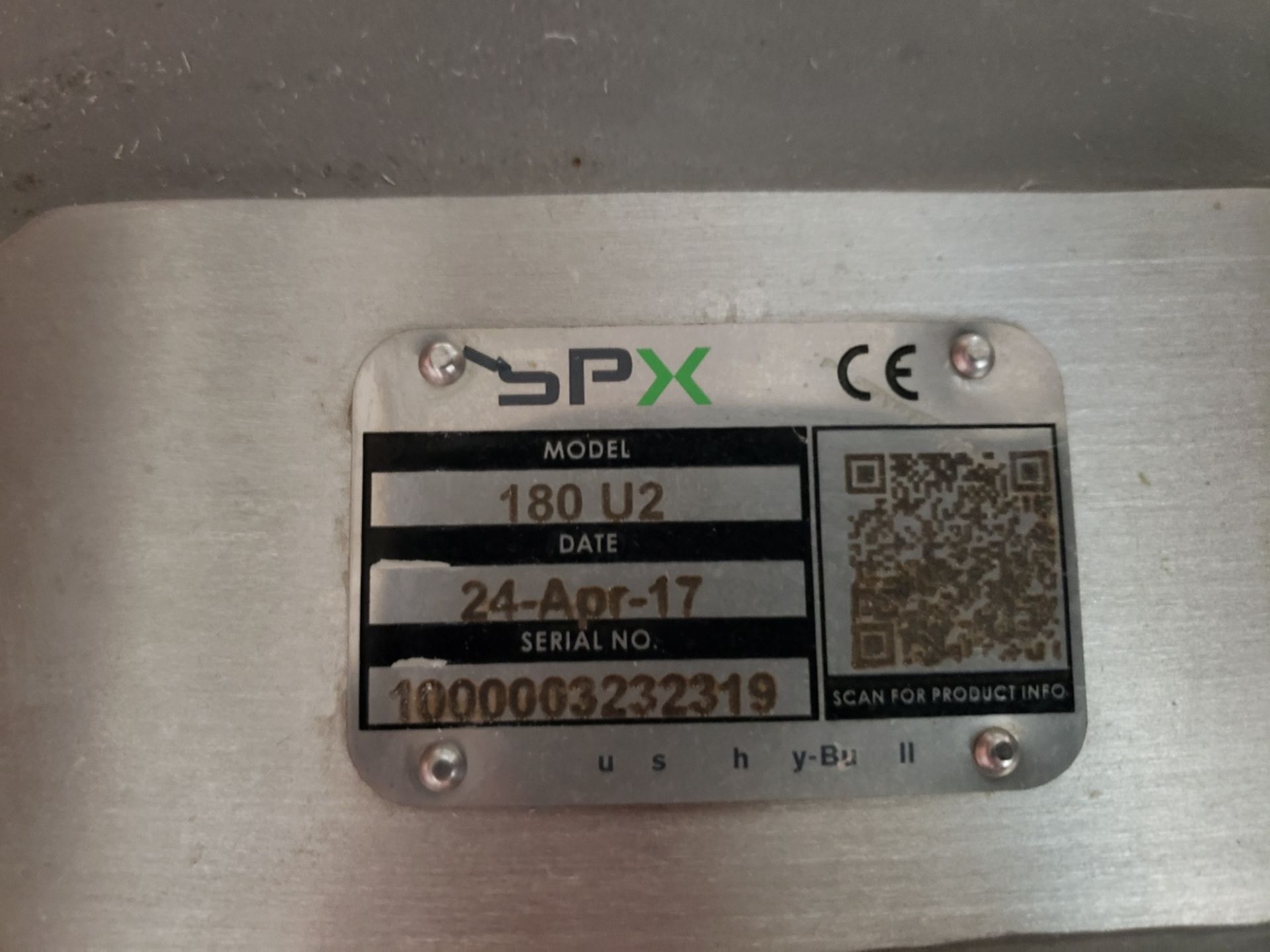 Waukesha Cherry Burrell SPX Positive Displacement Pump, M# 180-U2, S/N 1000003232319 | Rig Fee $150 - Image 2 of 2