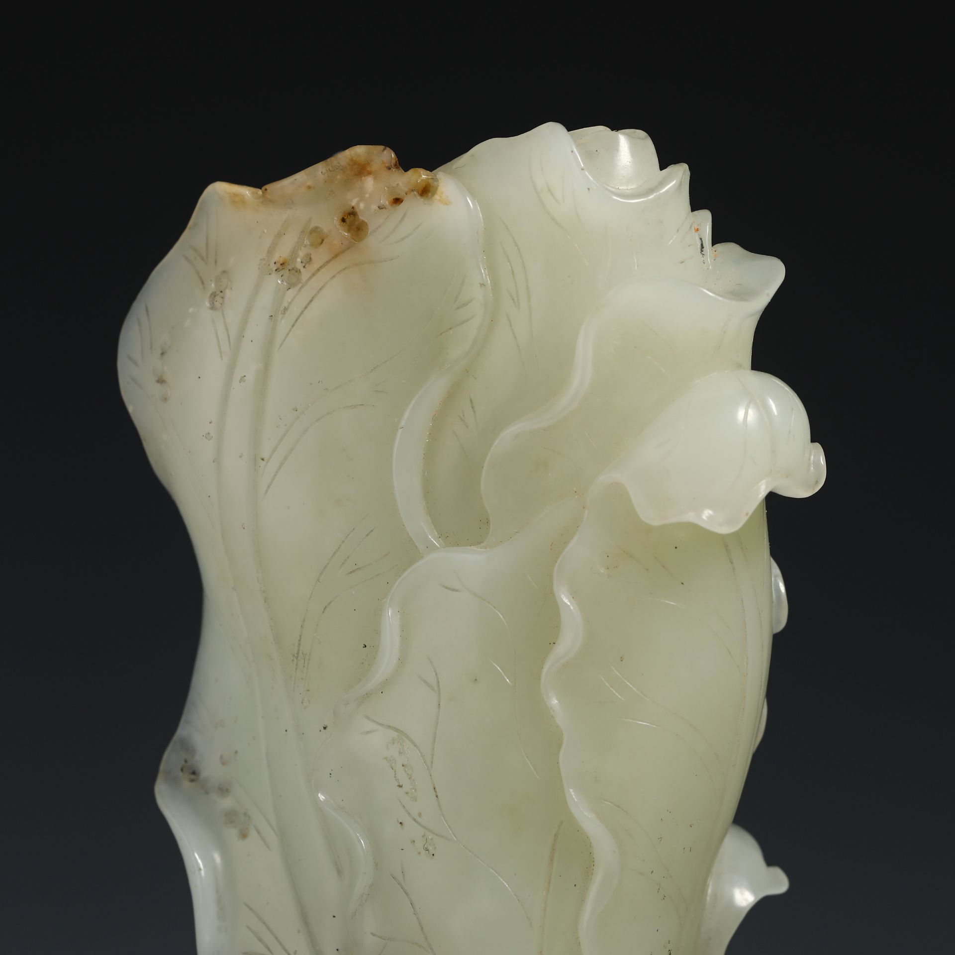 Qing Dynasty Hetian jade ornaments - Image 5 of 7