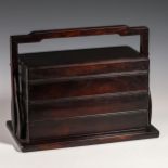 Mahogany girder box from the Qing Dynasty
