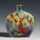 Enamel coloured cigarette pot from the Qing Dynasty