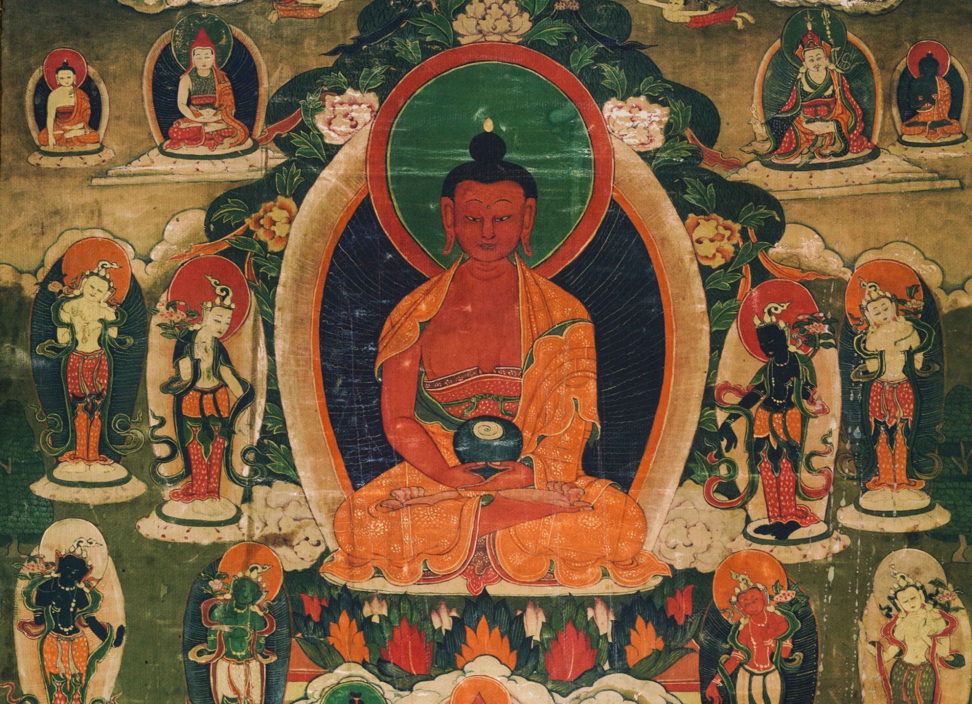 Sakyamuni Thangka from the Qing Dynasty - Bild 5 aus 12