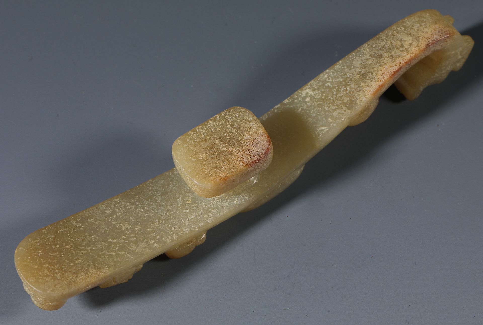 Hetian jade belt hook from  the Han dynasty - Bild 3 aus 5