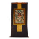 Sakyamuni Thangka from the Qing Dynasty