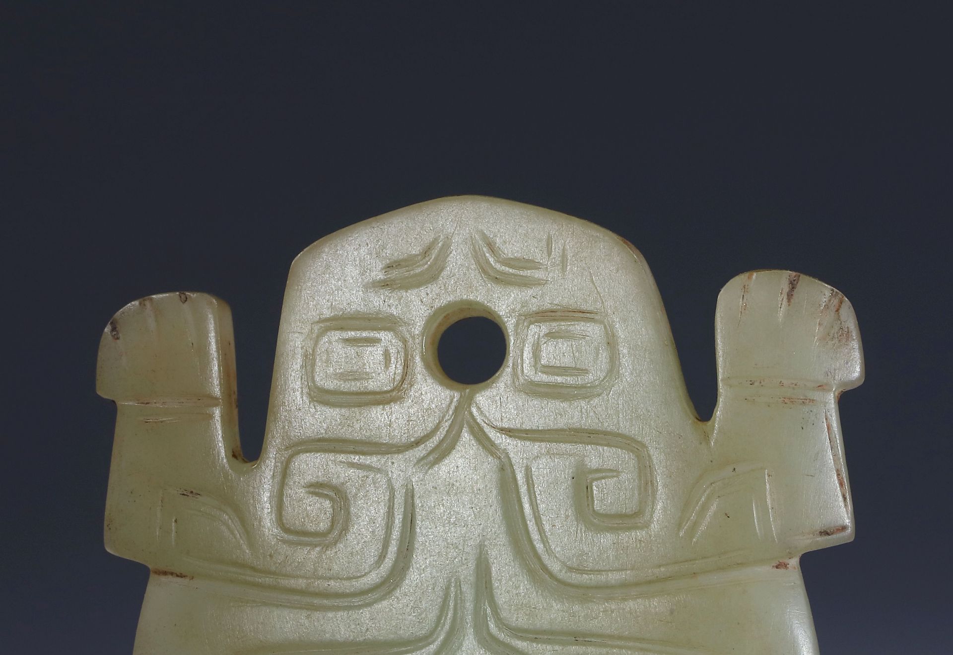 Jade salamander from  western zhou Period  - Bild 4 aus 5