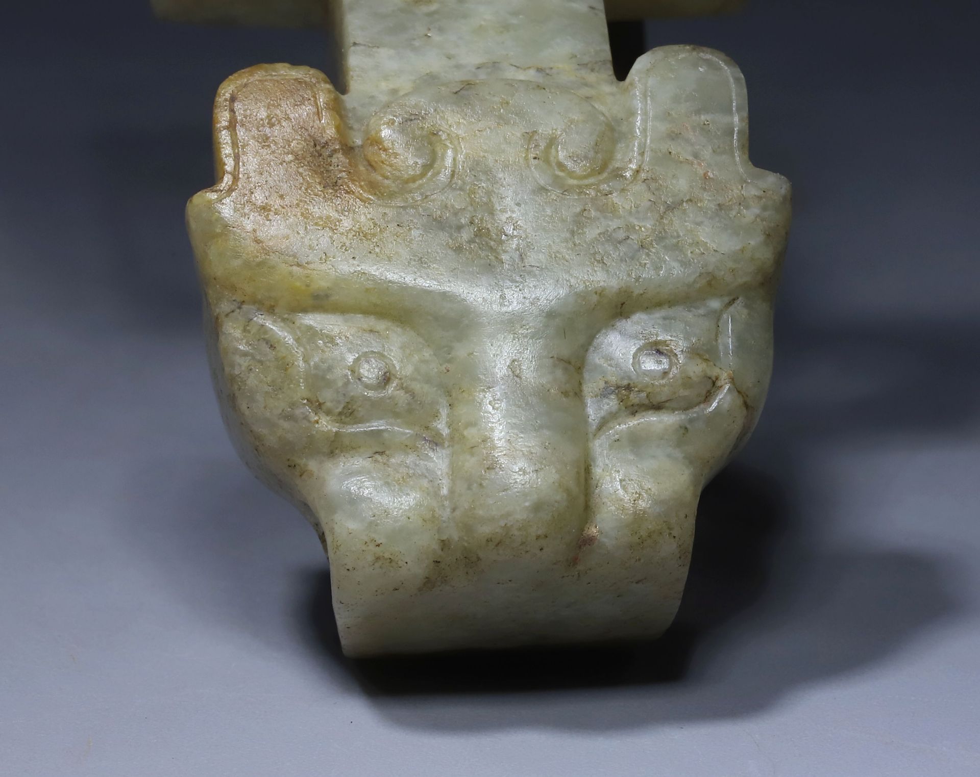 Jade belt hook from the Han  dynasty - Bild 4 aus 4