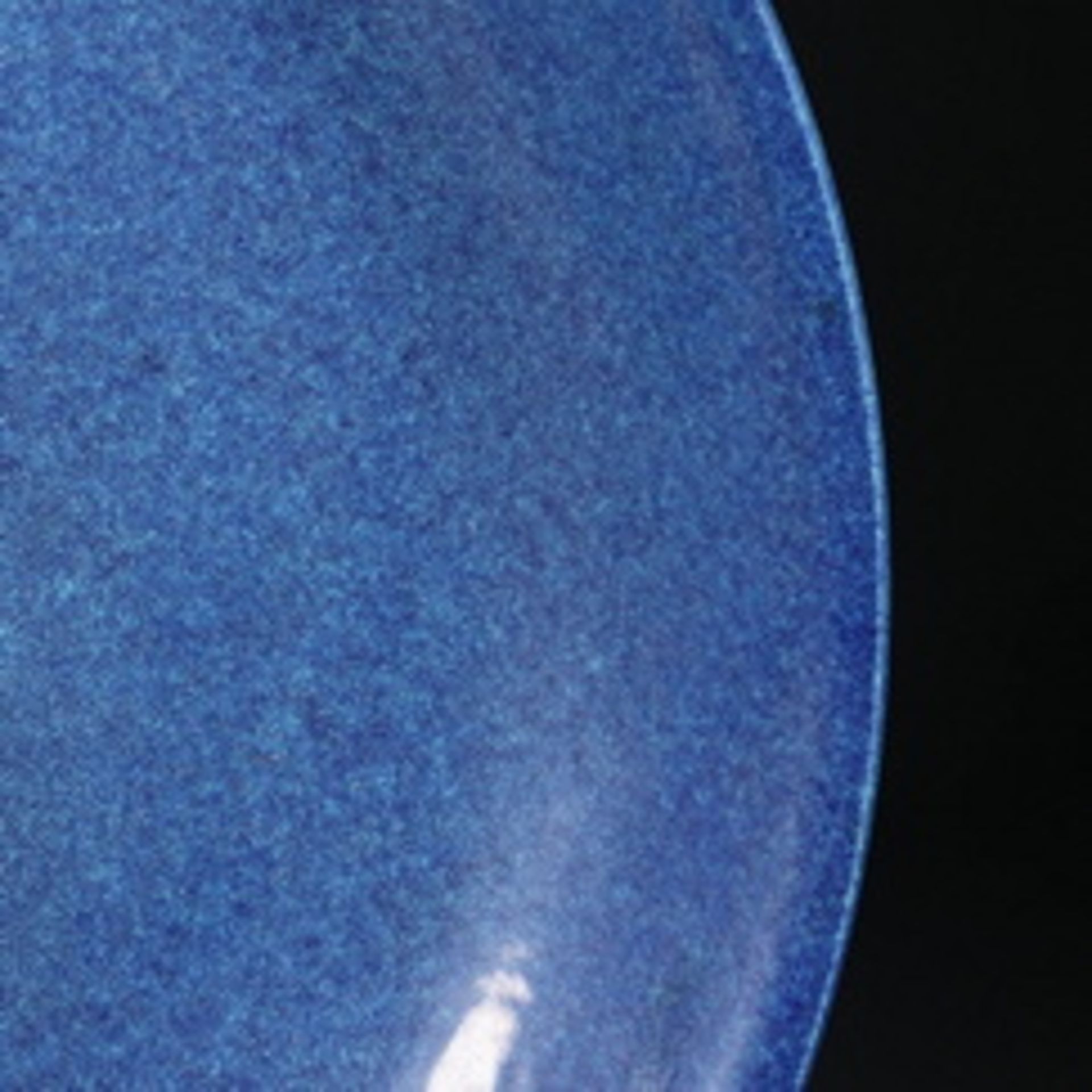 Blue glazed dish from the Qing Dynasty - Bild 4 aus 9