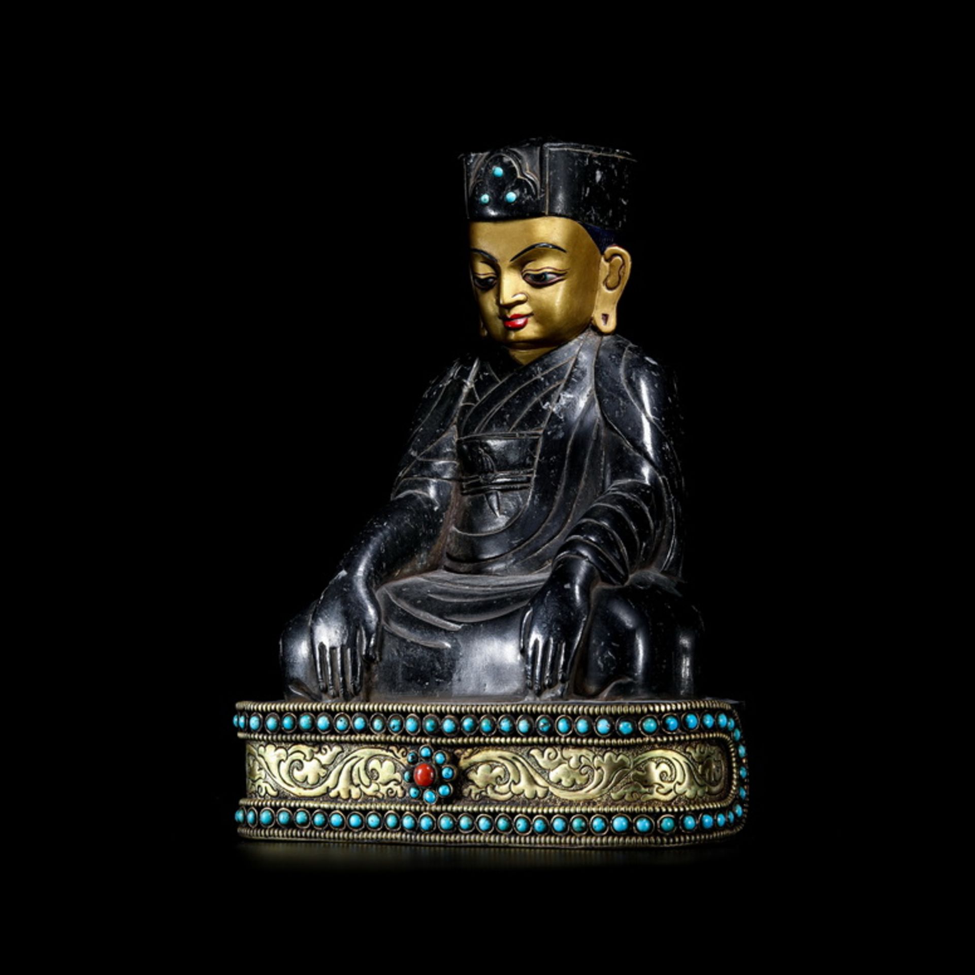  Stone carving Gyalwa Karmapa - Bild 2 aus 9