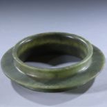 Blue jade ring from Shang dynasty