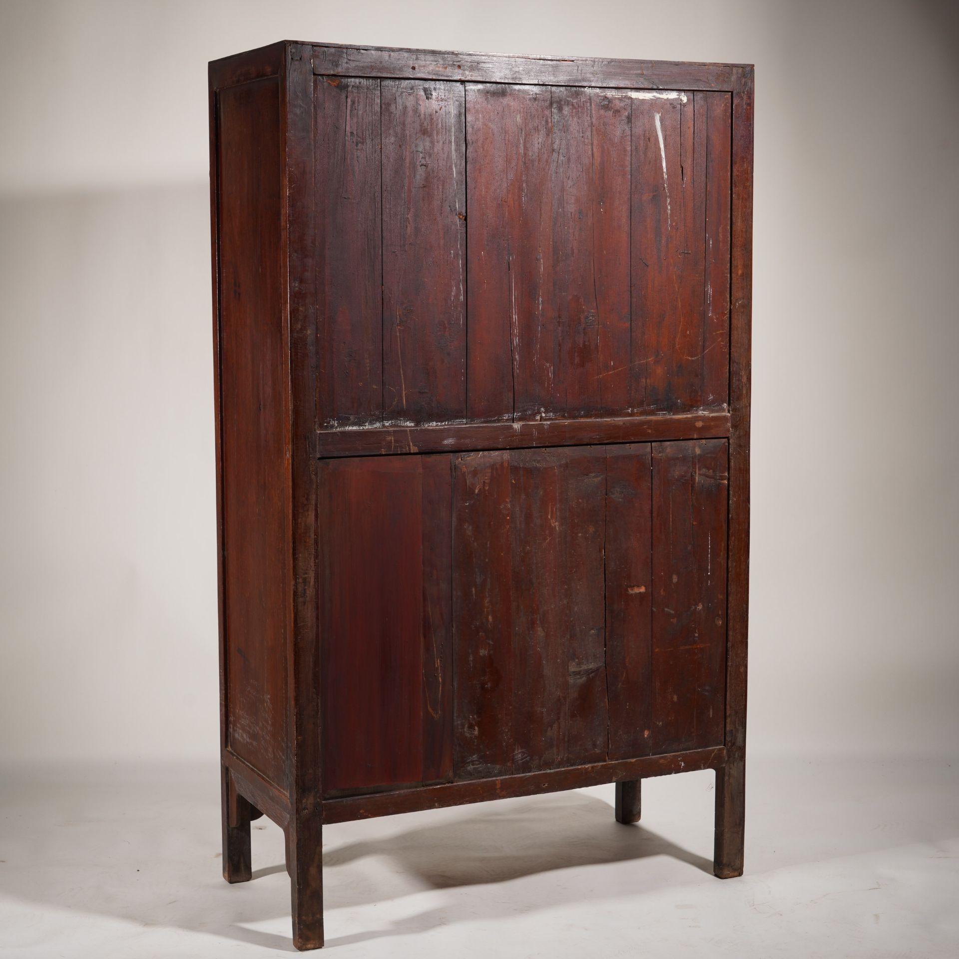 Huanghua pear square corner cabinet  from  the Qing  dynasty - Image 8 of 11
