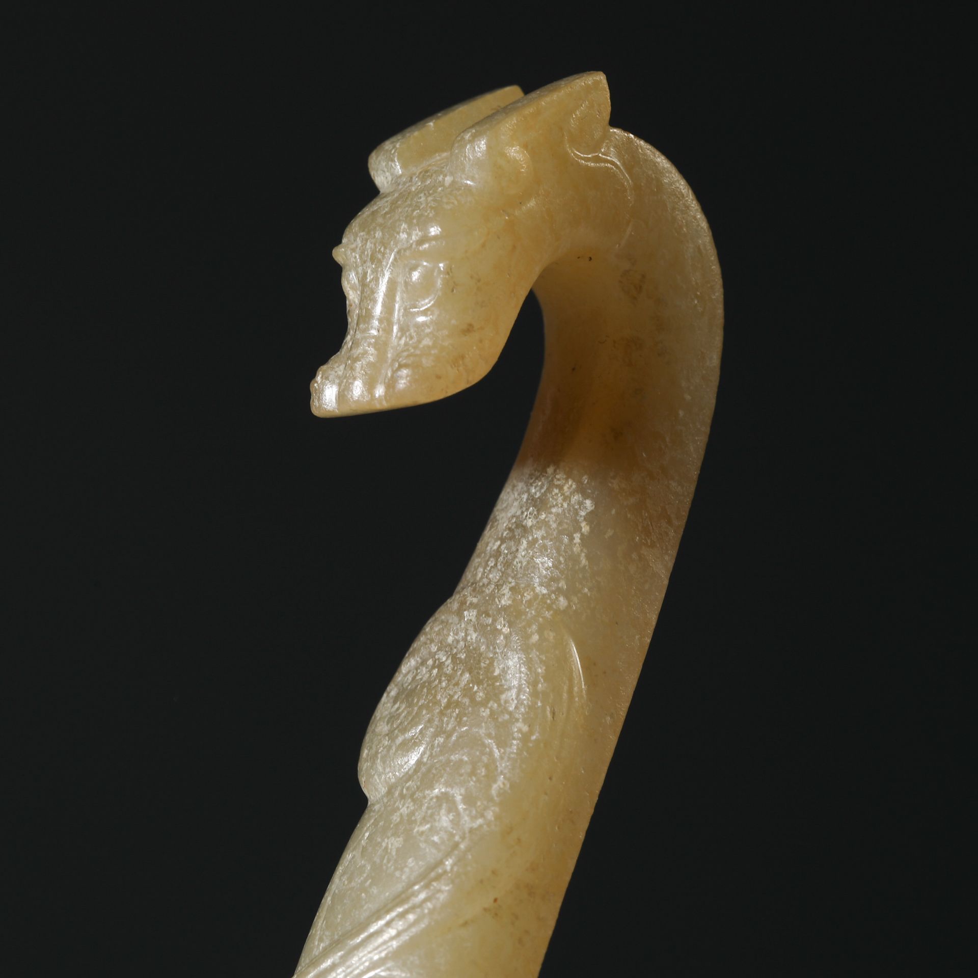 Hetian jade belt hook from  the Han dynasty - Bild 5 aus 5