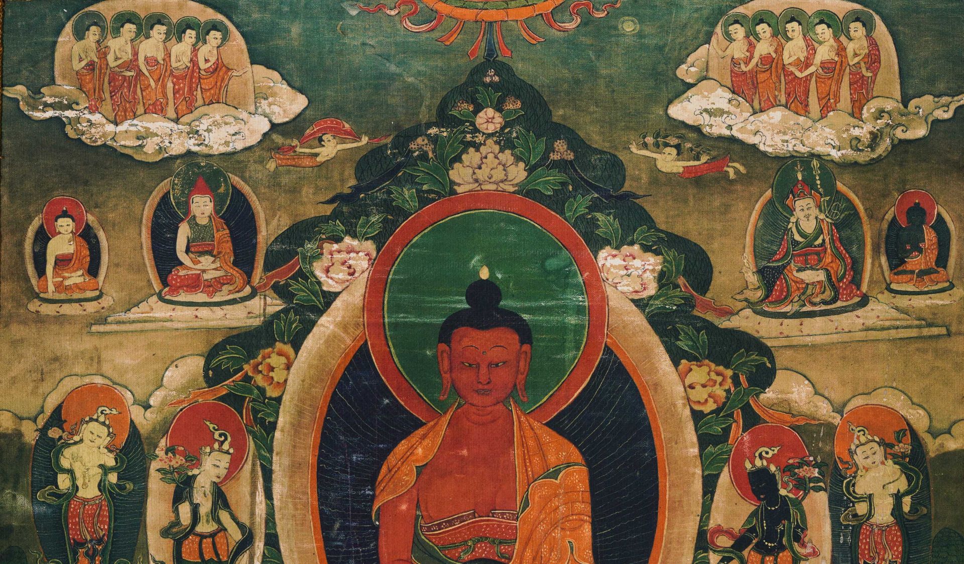 Sakyamuni Thangka from the Qing Dynasty - Bild 8 aus 12